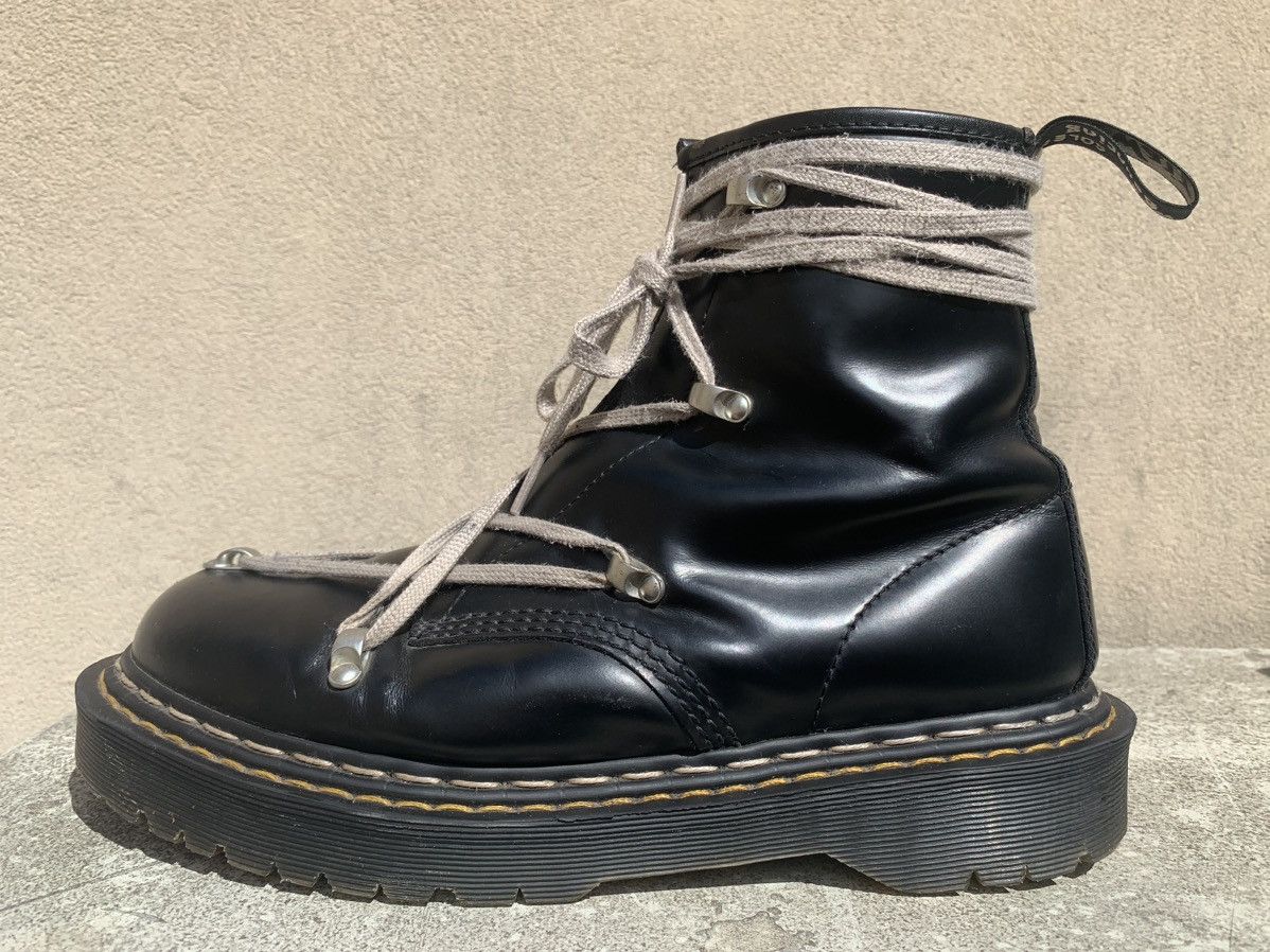 Dr. Martens × Rick Owens Dr. Martens x Rick Owens 1460 BEX Leather Boots – Black Size US 8.5 / EU 41-42 - 8 Thumbnail