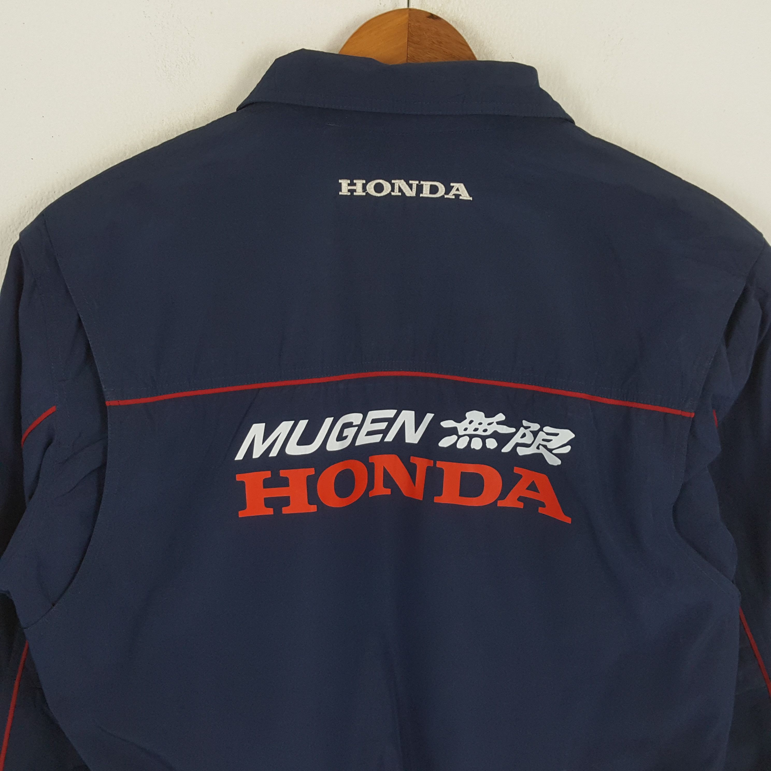 Honda × Japanese Brand × Vintage Vintage MUGEN HONDA Japanese Racing Team Custom Jacket Size US XL / EU 56 / 4 - 2 Thumbnail