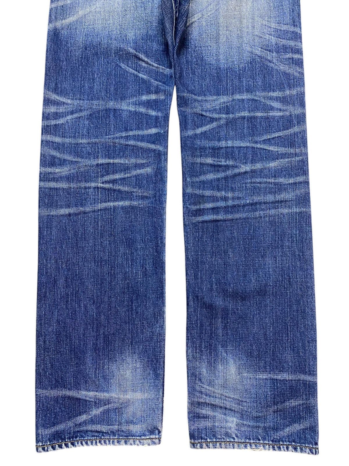 Xlarge Vintage X Large Selvedge Distressed Whisker Loose Jeans Size US 32 / EU 48 - 6 Thumbnail