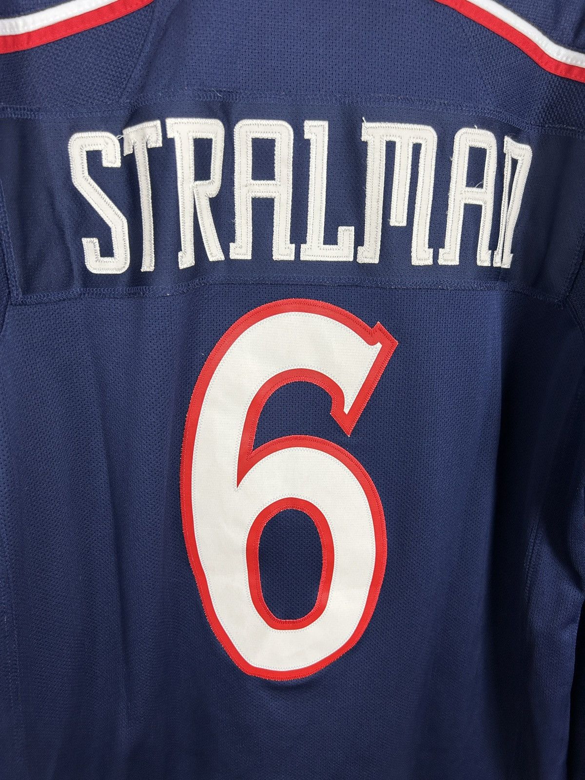 NHL Vintage Reebok #6 Stralman Columbus Blue Jackets Jersey Size US M / EU 48-50 / 2 - 2 Thumbnail
