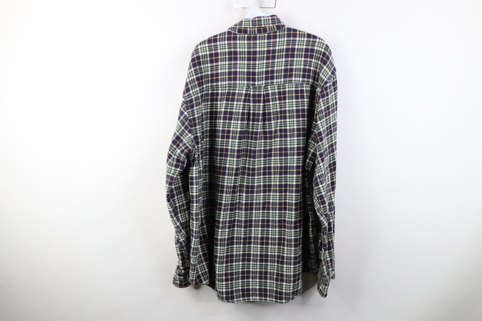 Vintage Vintage 90s Streetwear Flannel Collared Button Down Shirt Size US XL / EU 56 / 4 - 8 Thumbnail