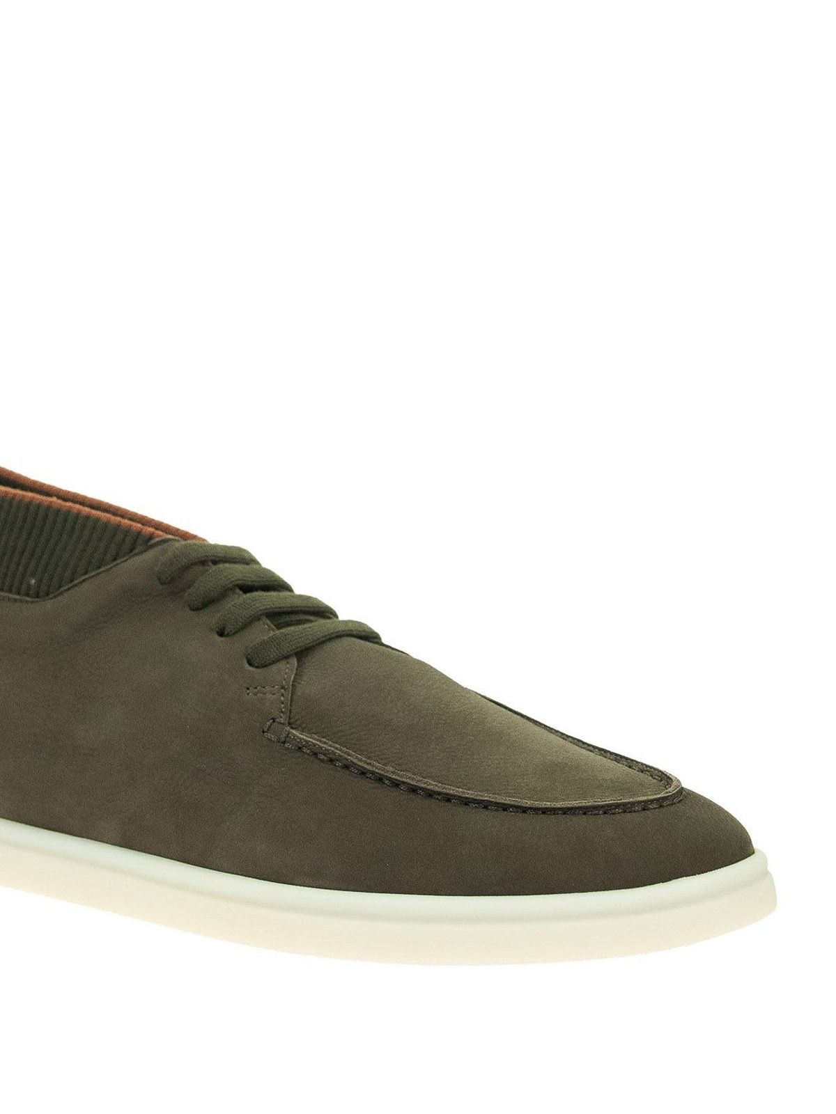 Loro Piana o1loc1c0126 Soho Ankle Boots in Green Size US 10 / EU 43 - 4 Thumbnail