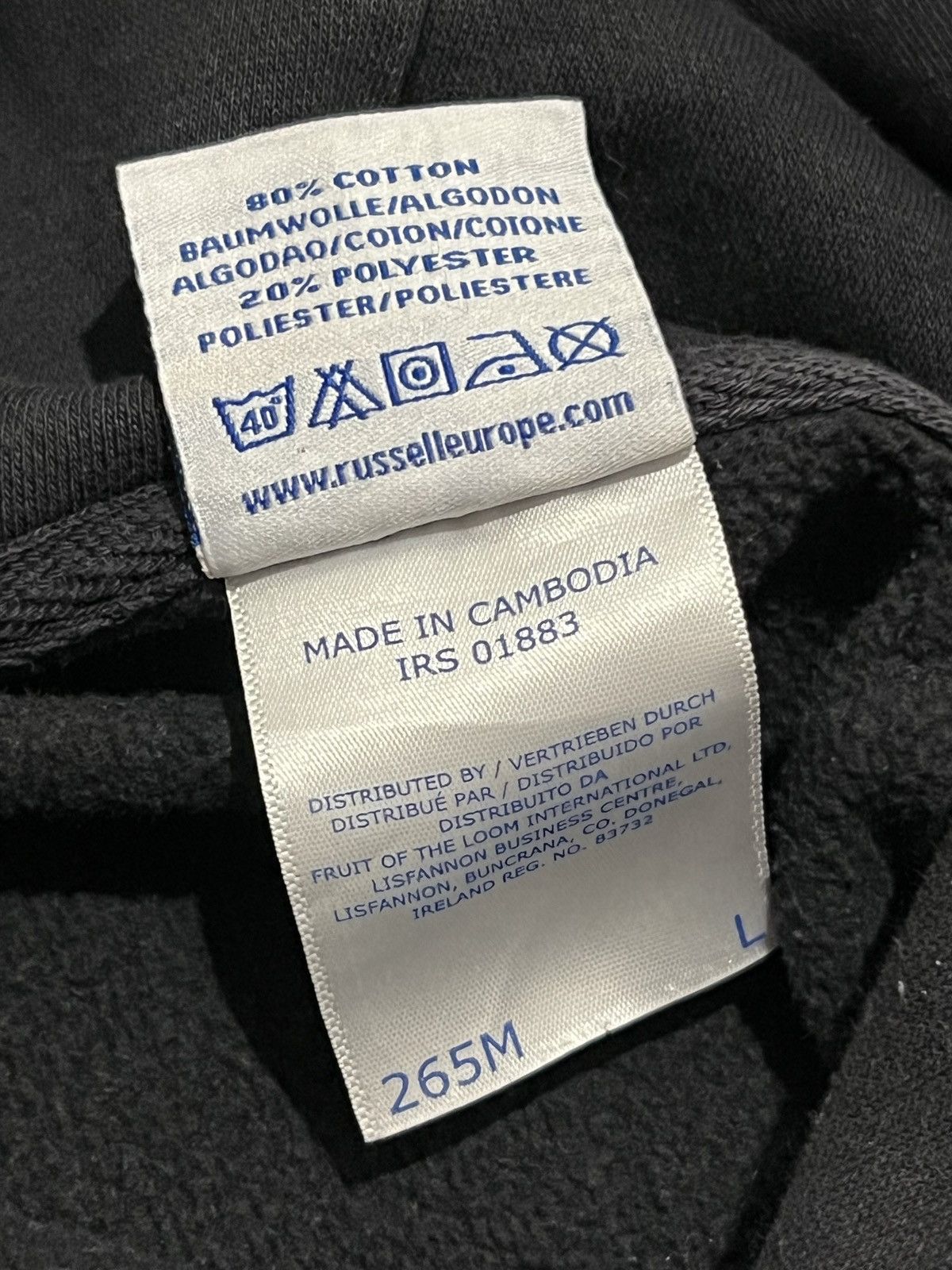 Russell Athletic Hoodie Russell Athletic Verbrannt Avant Garde Vintage Y2k Size US L / EU 52-54 / 3 - 5 Thumbnail