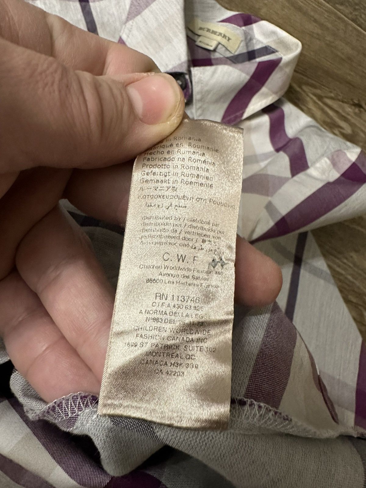 Burberry Burberry kids shirt size 6Y Size XXS / US 00 / IT 34 - 8 Thumbnail