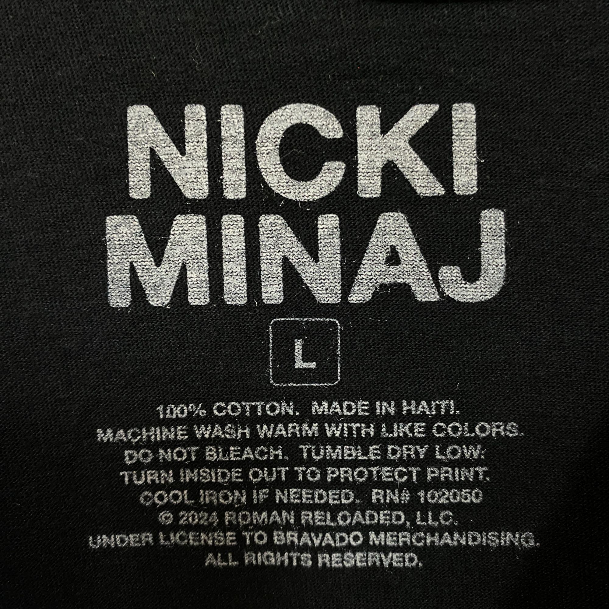 Rap Tees Nicki Minaj Pink Friday 2 Album Cover Graphic T-Shirt Large Size US L / EU 52-54 / 3 - 4 Thumbnail