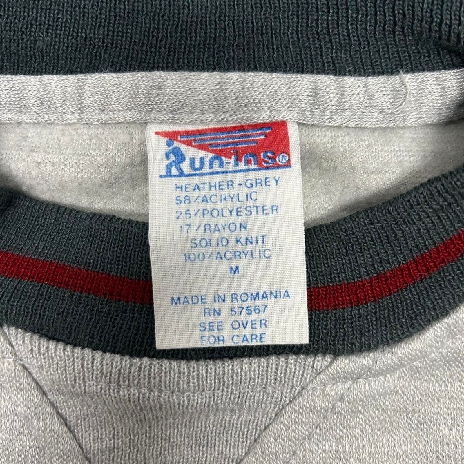 Other VTG Grey and black 80s crewneck sweatshirt Size US M / EU 48-50 / 2 - 3 Thumbnail