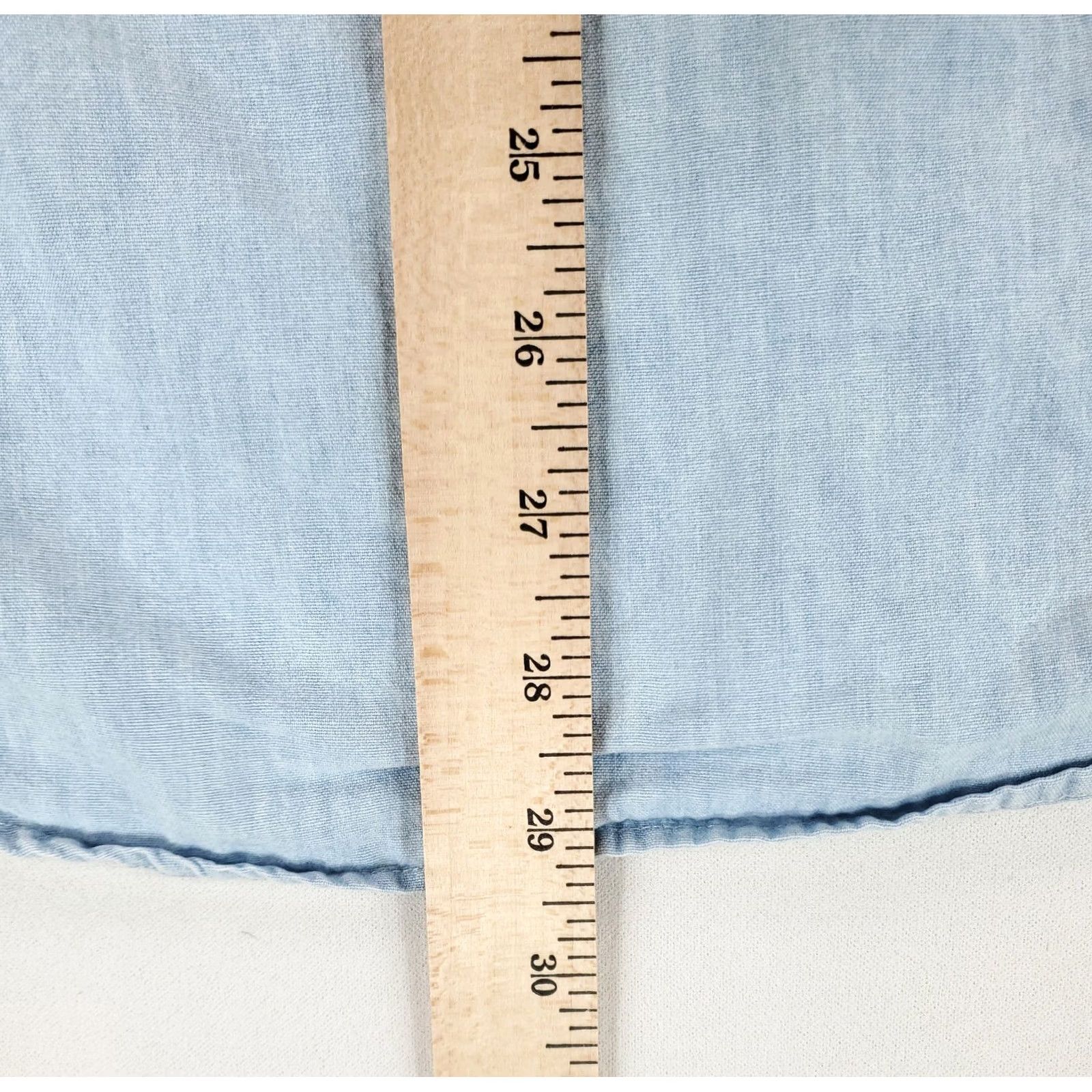 Gap VINTAGE Gap Shirt Chambray Button Up Blue Long Sleeve Mens S Size US S / EU 44-46 / 1 - 7 Thumbnail