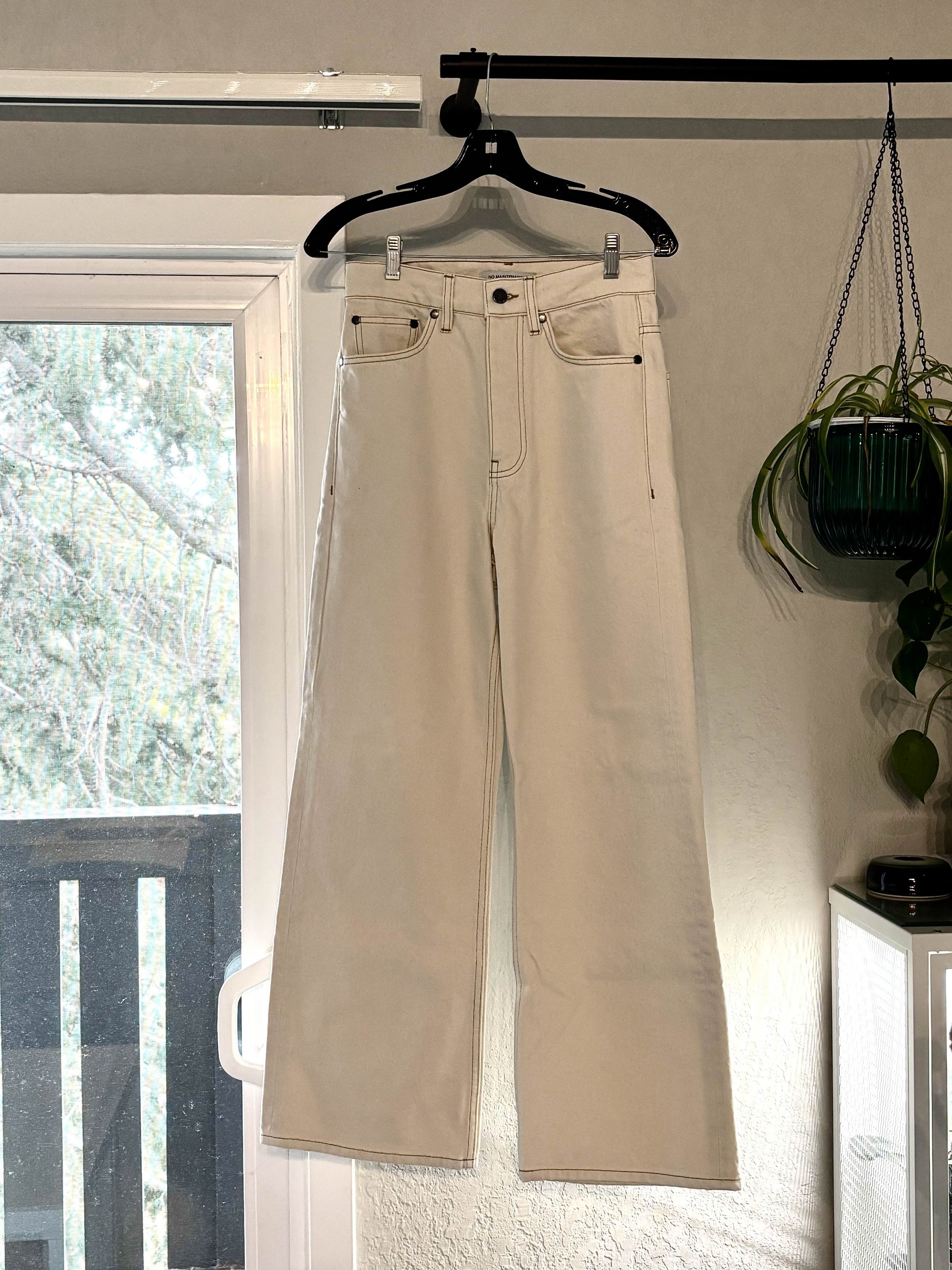 No Maintenance Baggy Denim in Natural Size US 27 - 1 Thumbnail