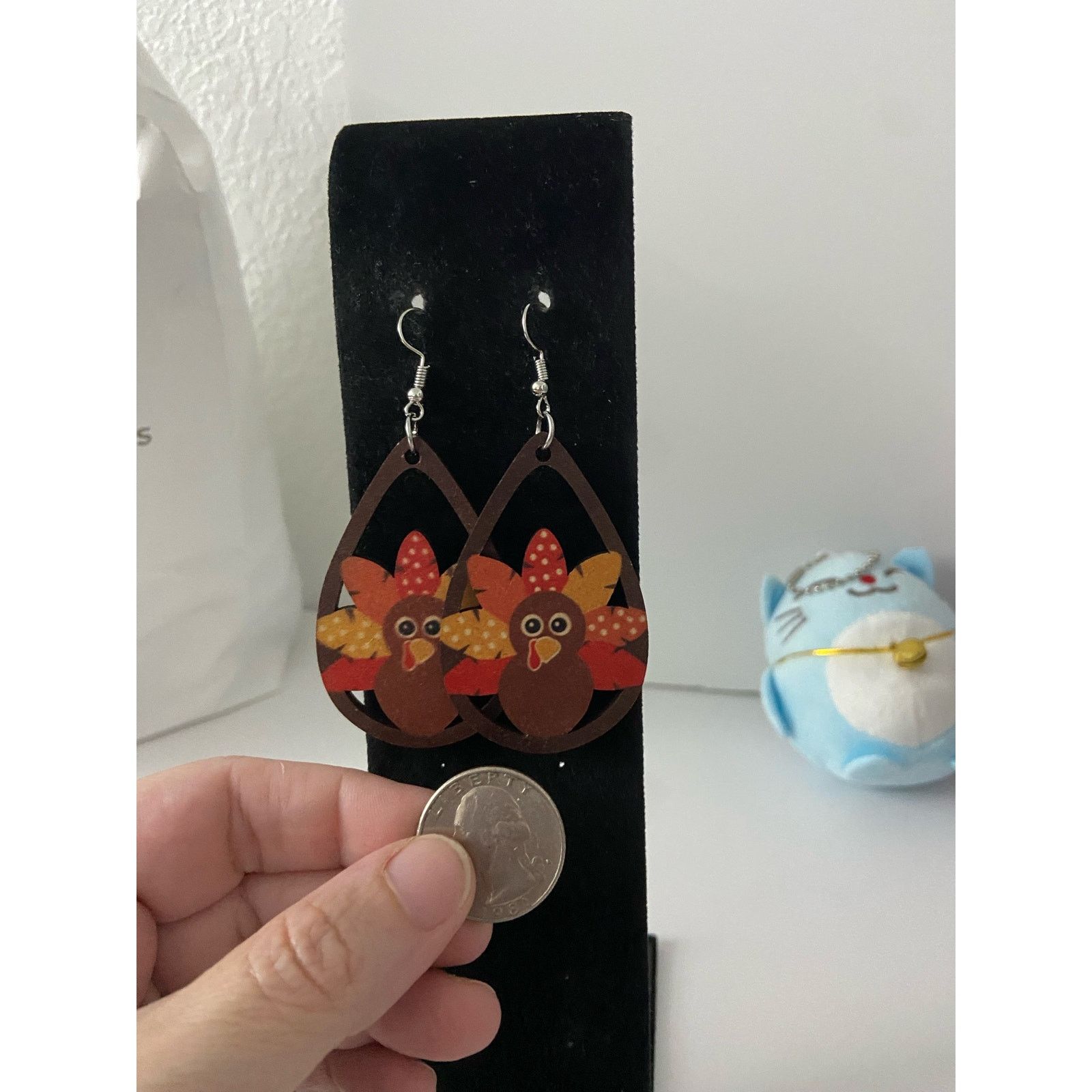 Other Thanksgiving Turkey earrings Size ONE SIZE - 2 Thumbnail