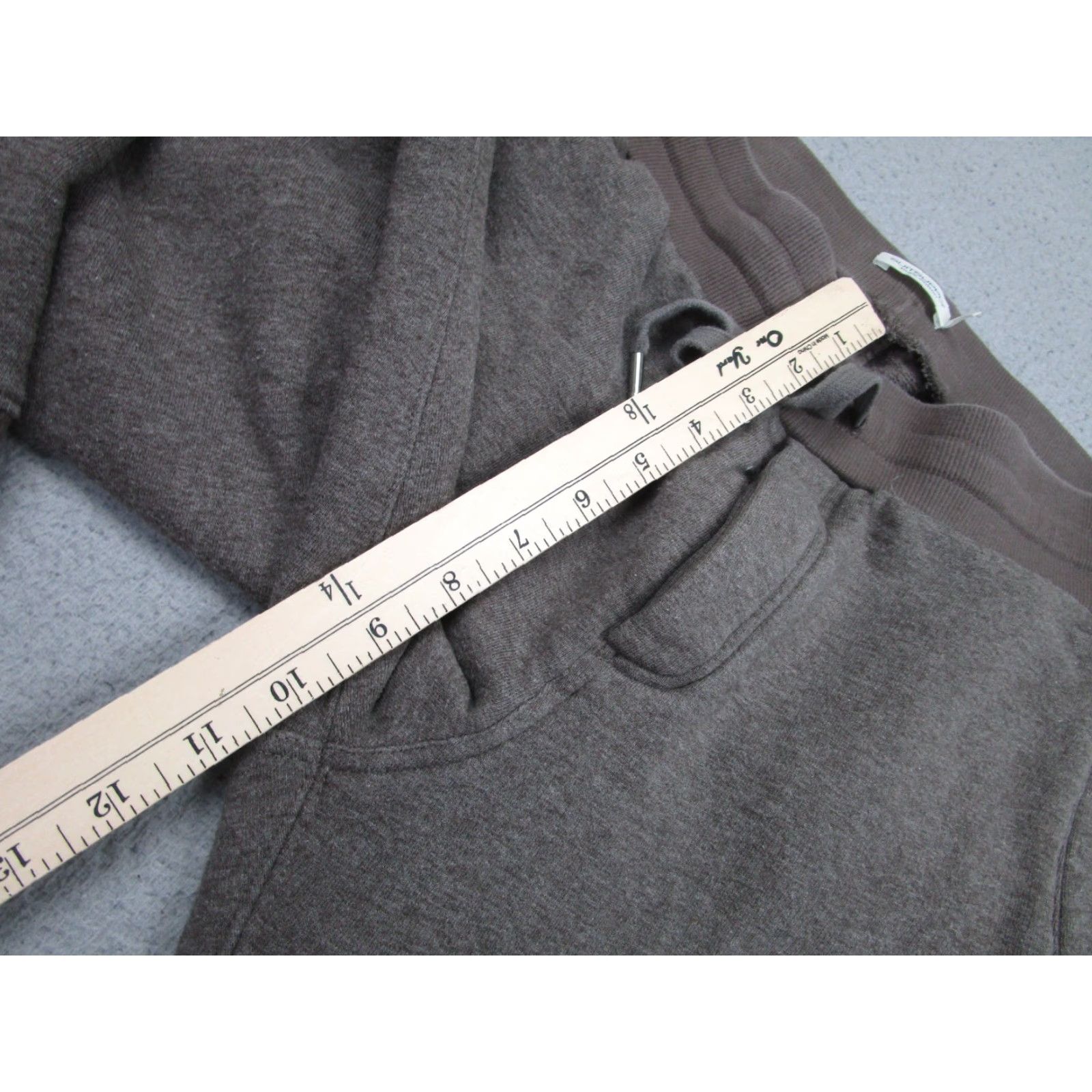 Suitsupply Suit Supply Fleece Joggers Pants Mens L Brown Athleisure Jogger Pockets Elastic Waist Tapered Regular Genders: Mens Size 42R - 7 Thumbnail
