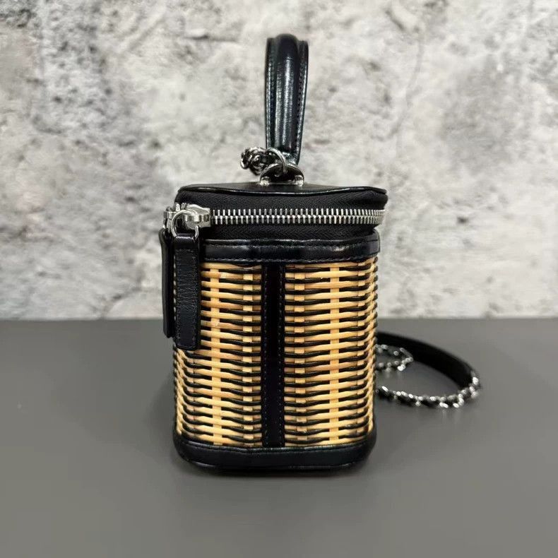 Chanel Chanel Black Bamboo Woven Bag Box -2505 Size ONE SIZE - 4 Thumbnail