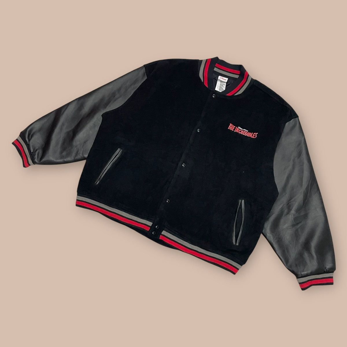 Disney Vintage Disney The Incredibles Letterman Varsity Jacket Size US XXL / EU 58 / 5 - 4 Thumbnail
