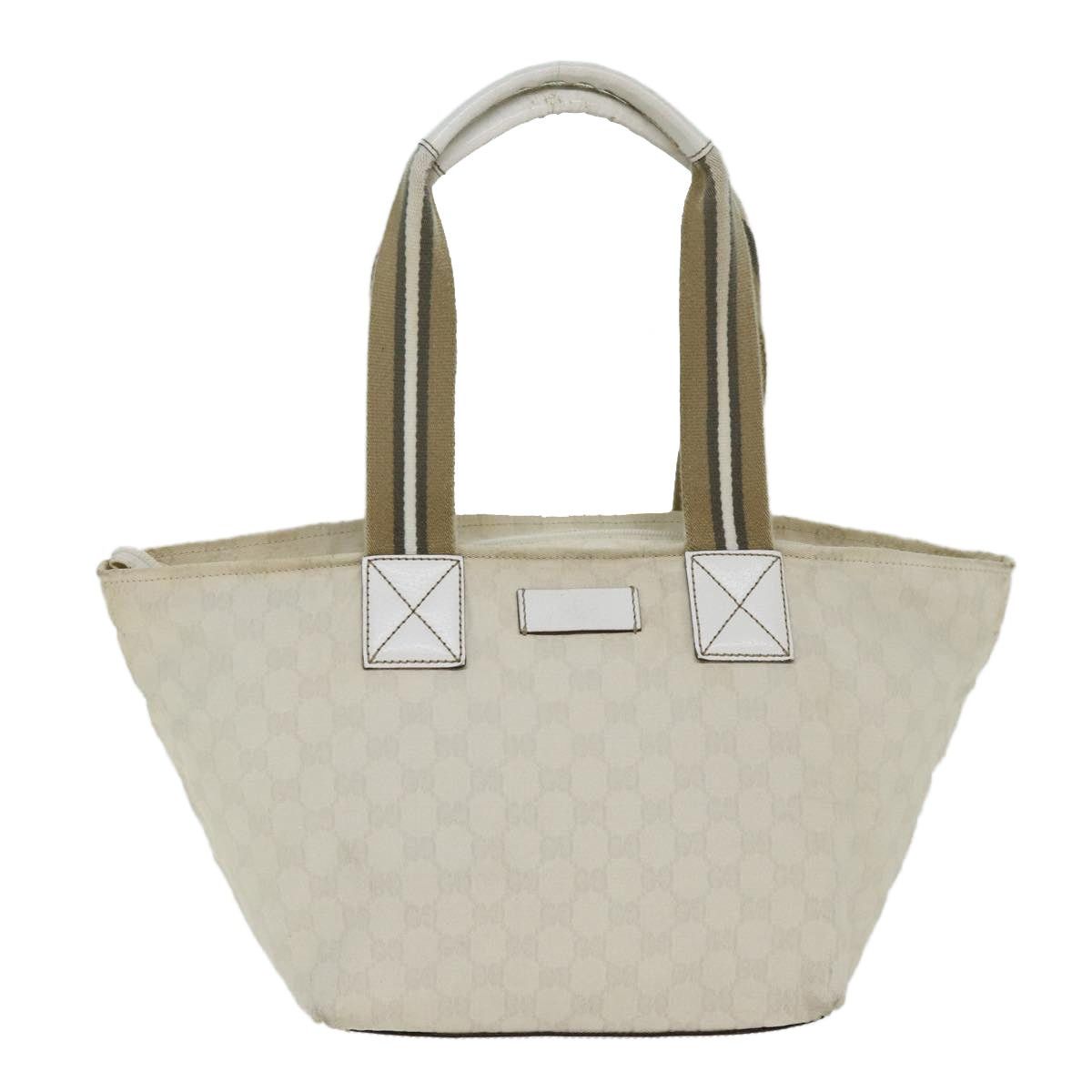 Gucci GUCCI GG Canvas Tote Bag White Size ONE SIZE - 2 Thumbnail