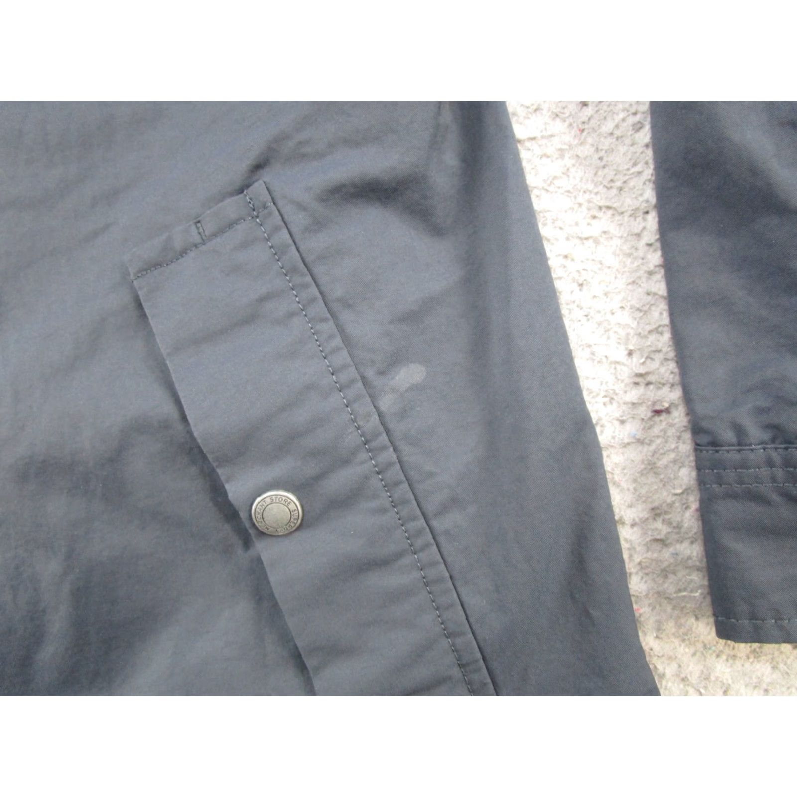 Superdry Superdry Bomber Jacket Full Zip Navy Blue Men L Zip Coat, Cotton Blend, Logo, Regular Fit, Spring Winter, Casual, Mens Size US L / EU 52-54 / 3 - 4 Thumbnail