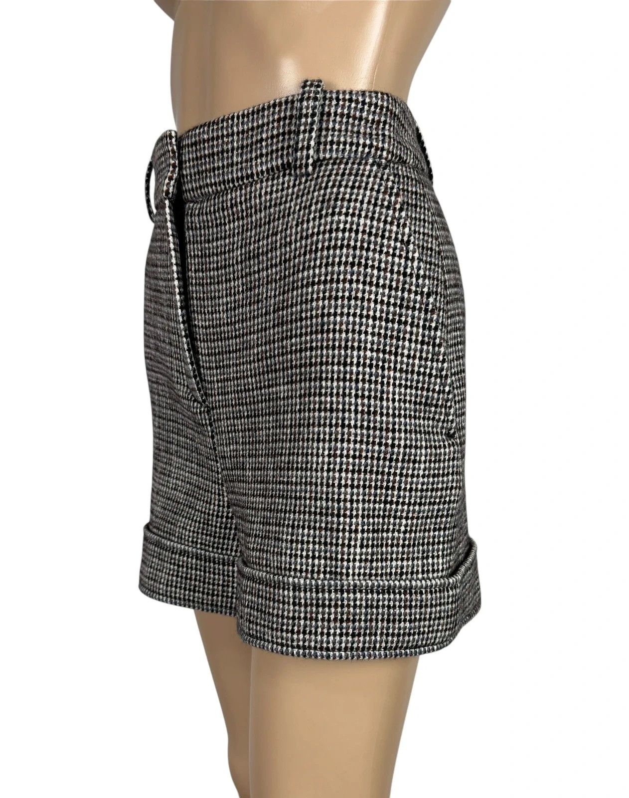 Maje Maje Shorts Herringbone Wool Cotton size 36 Size 26" / US 2 / IT 38 - 3 Thumbnail