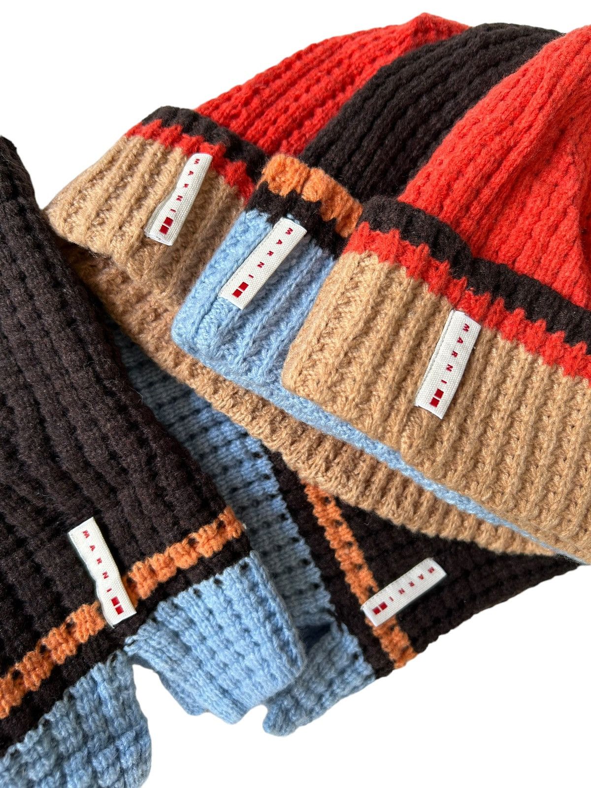 Marni 🔥COMBO 5pcs Marni Popcorn knitted x uniqlo beanie&balaclava Size ONE SIZE - 1 Thumbnail