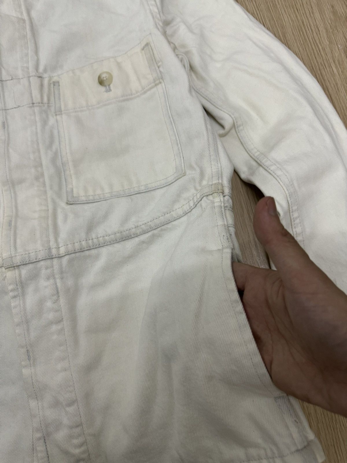 A.P.C. A.P.C white cotton chore jacket Size US XS / EU 42 / 0 - 5 Thumbnail