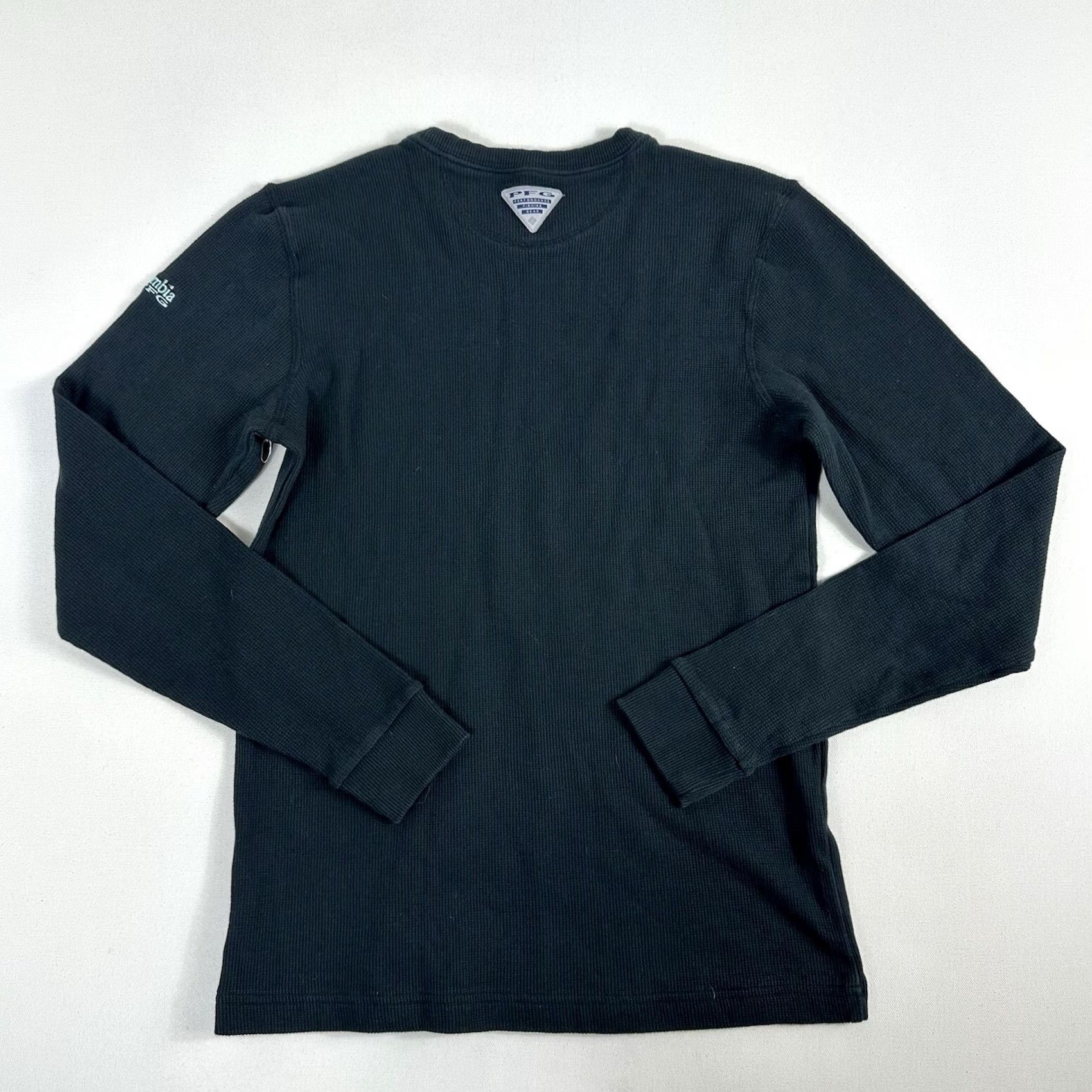 Triangl Columbia PFG Sweatshirt Triangle Waffle Thermal Black Long Sleeve Mens S Size US S / EU 44-46 / 1 - 3 Thumbnail