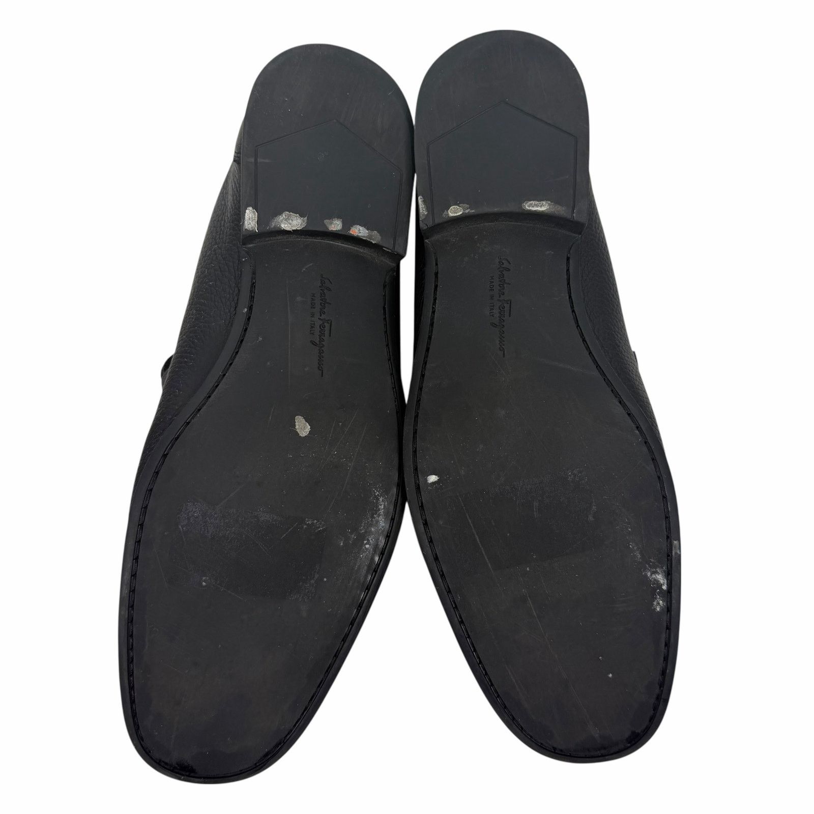 Salvatore Ferragamo Gancini Bit Loafer Black Size 10.5EE