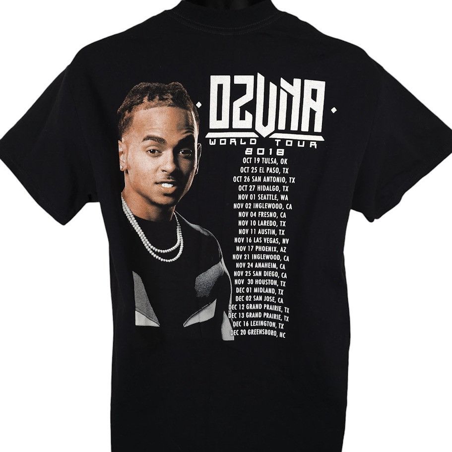 Gildan Ozuna T Shirt Mens Size Medium Black 2018 World Tour Puerto Size US M / EU 48-50 / 2 - 4 Thumbnail