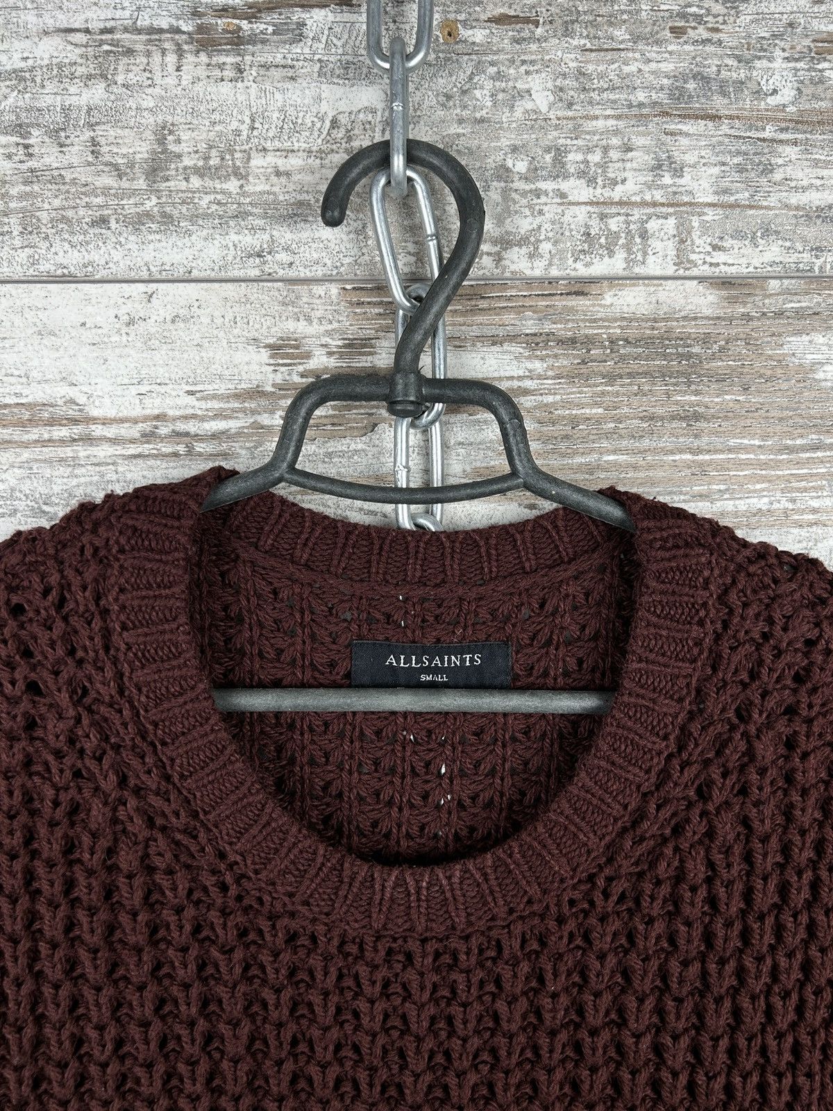Allsaints × Japanese Brand Mens AllSaints Ren Crew Sweater luxury knitwear size S Size US S / EU 44-46 / 1 - 2 Thumbnail