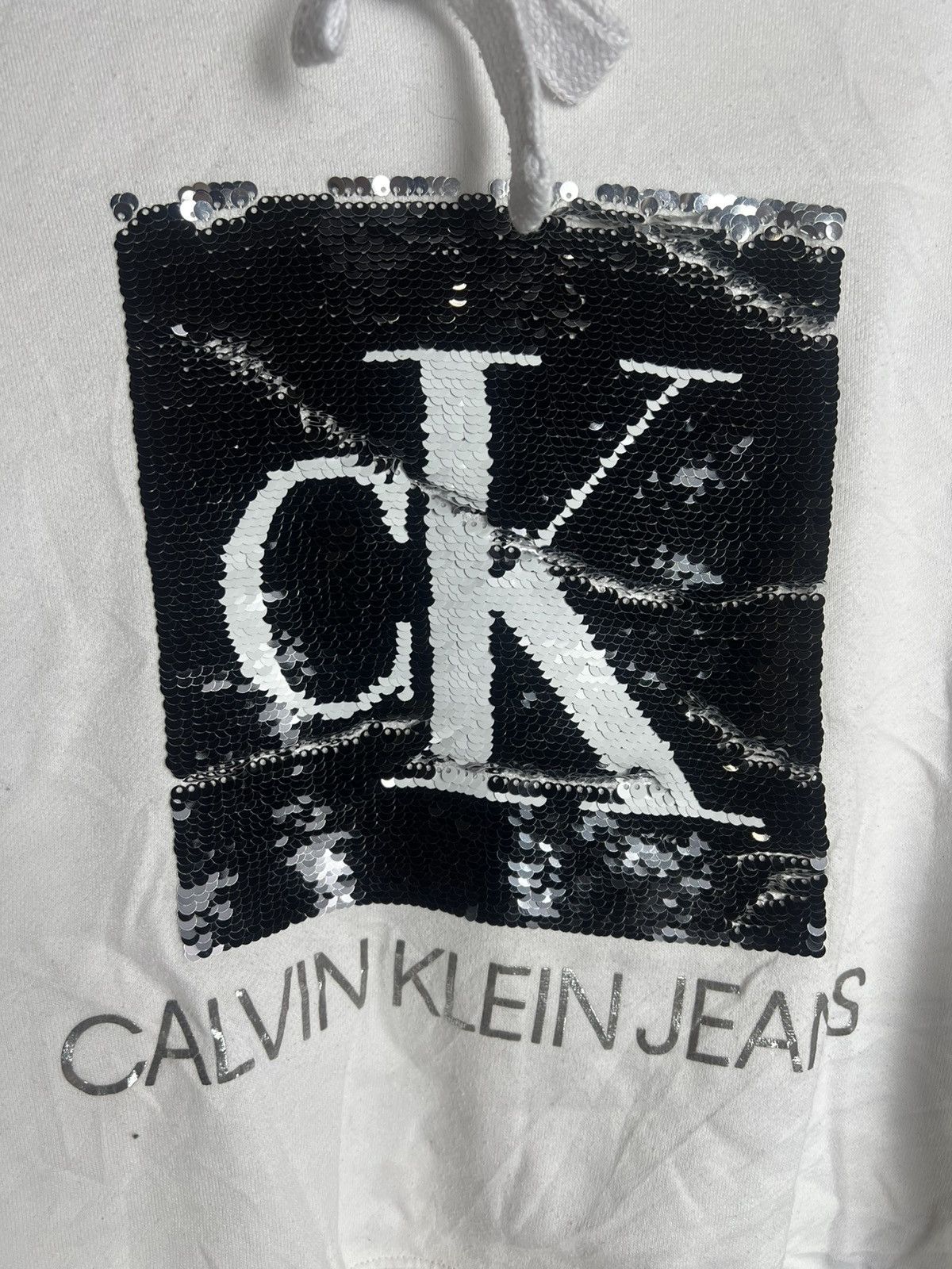 Calvin Klein Calvin Klien Crop Top Hooded Big Logo Size XL / US 12-14 / IT 48-50 - 2 Thumbnail
