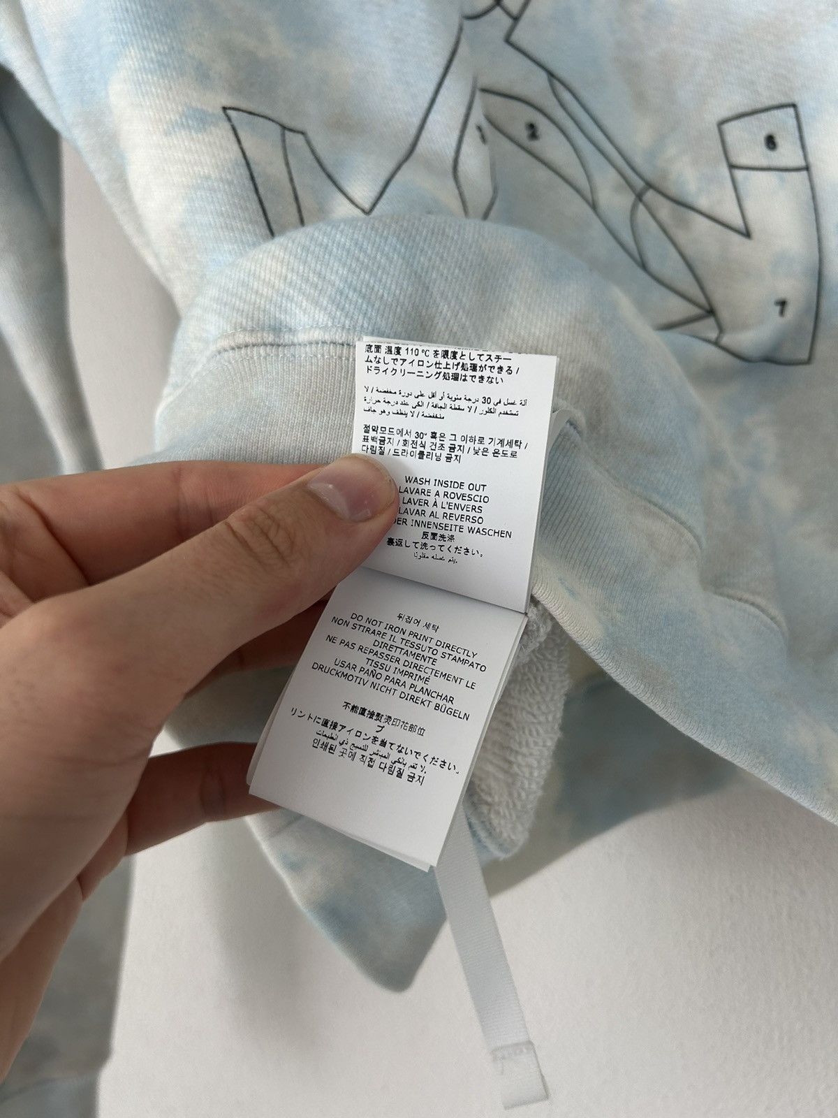 Off-White SS2020 Tie Dye Sweatshirt Size US M / EU 48-50 / 2 - 13 Thumbnail