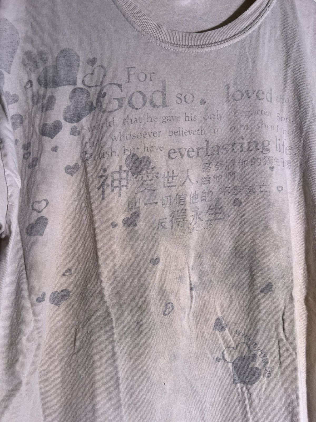 Vintage 90’s 2000’s Y2K Vintage For God So Loved Jesus Christ Shirt Size US M / EU 48-50 / 2 - 5 Thumbnail