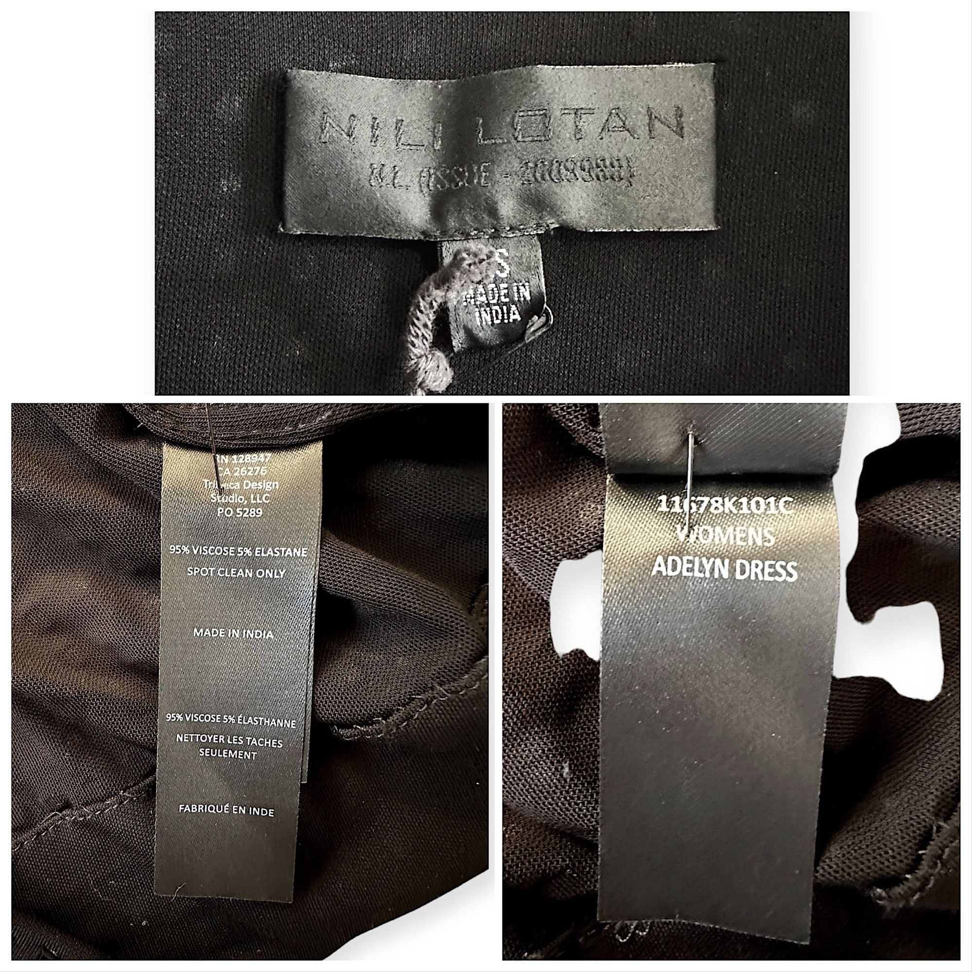 Nili Lotan Nili Lotan Adelyn Dress In Black, Size XS, New with tag Size XS / US 0-2 / IT 36-38 - 4 Thumbnail