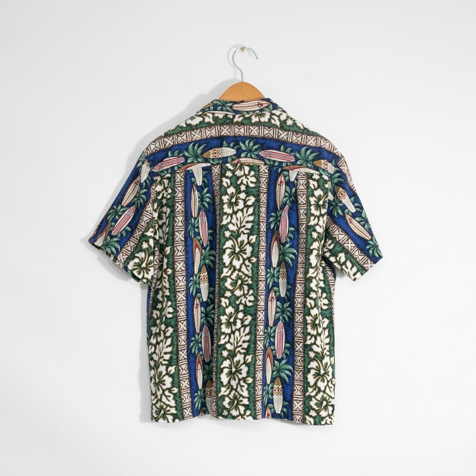 Vintage Vintage 90s Hawaiian Floral Button up Shirt Mens Large Size US L / EU 52-54 / 3 - 5 Thumbnail