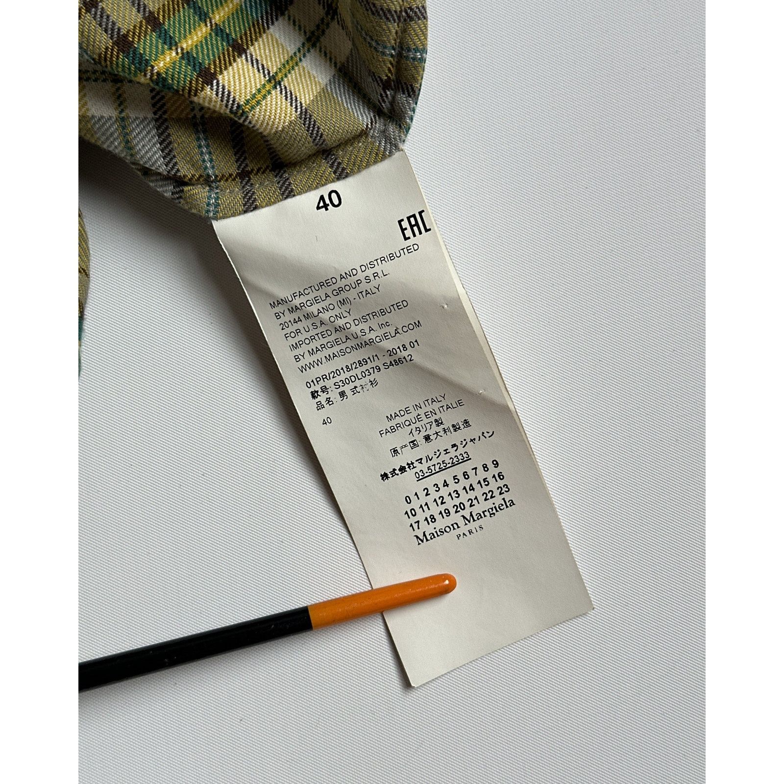 Maison Margiela Maison Margiela Check Flannel Size US L / EU 52-54 / 3 - 4 Thumbnail