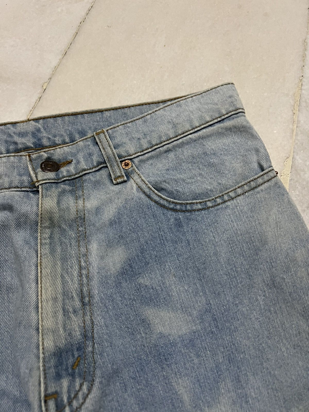 Jean × Levi's × Levi's Vintage Clothing 💥Baggy💥90’s Levis 515 Stone Wash Jean Size US 31 - 8 Thumbnail