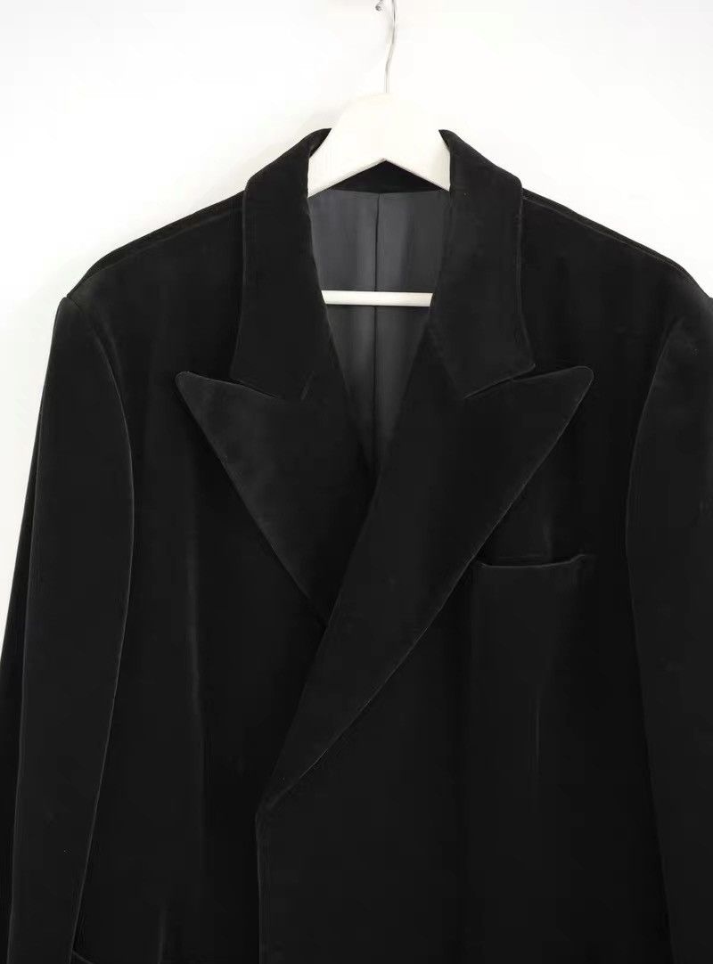 Yohji Yamamoto Jean Paul Gaultier Velvet Asymmetric Closure Coat Size US M / EU 48-50 / 2 - 4 Thumbnail