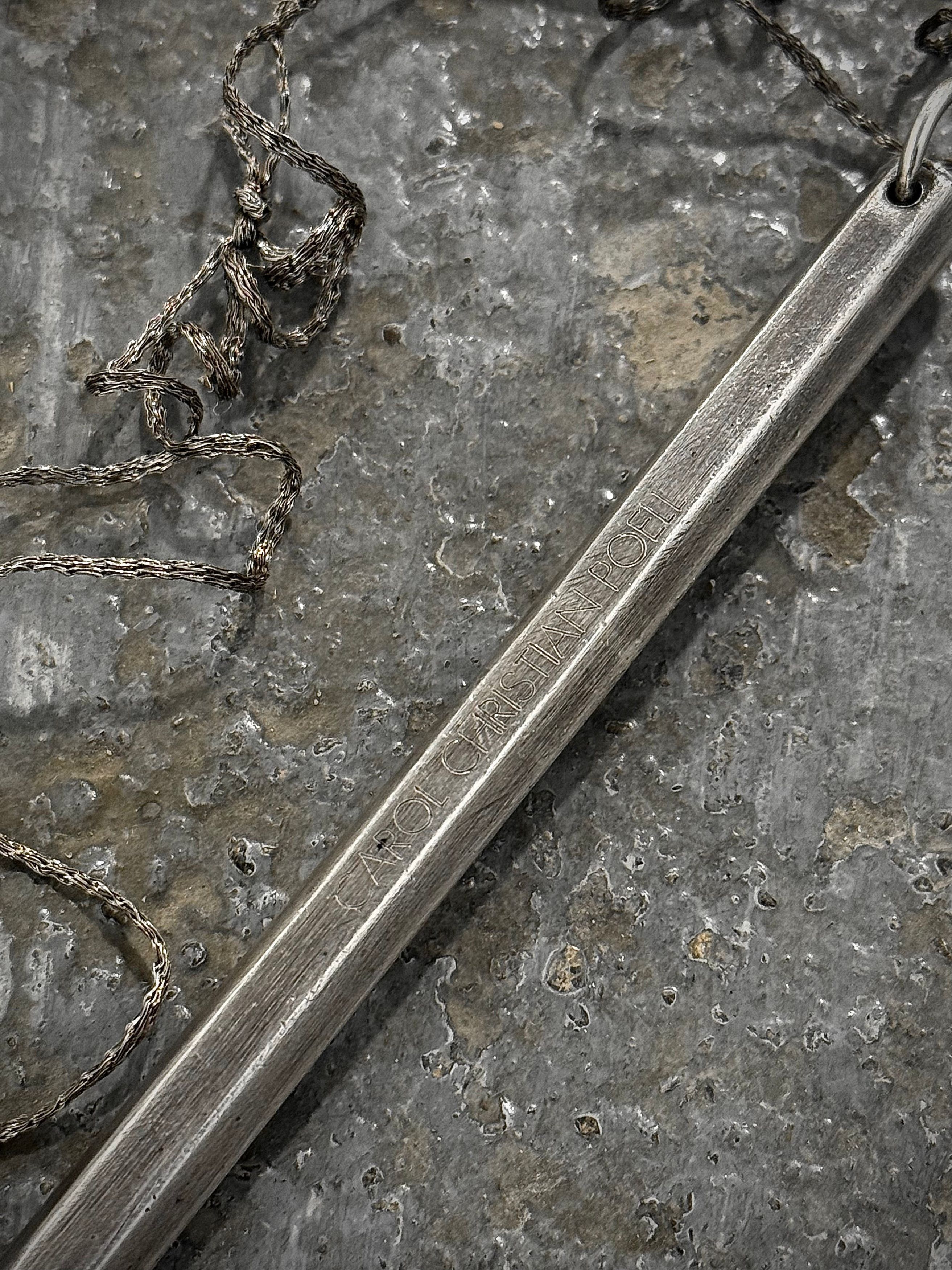 Carol Christian Poell Carol Christian Poell 'MM/2337' .925 Silver Bic Pen Necklace Size ONE SIZE - 3 Thumbnail