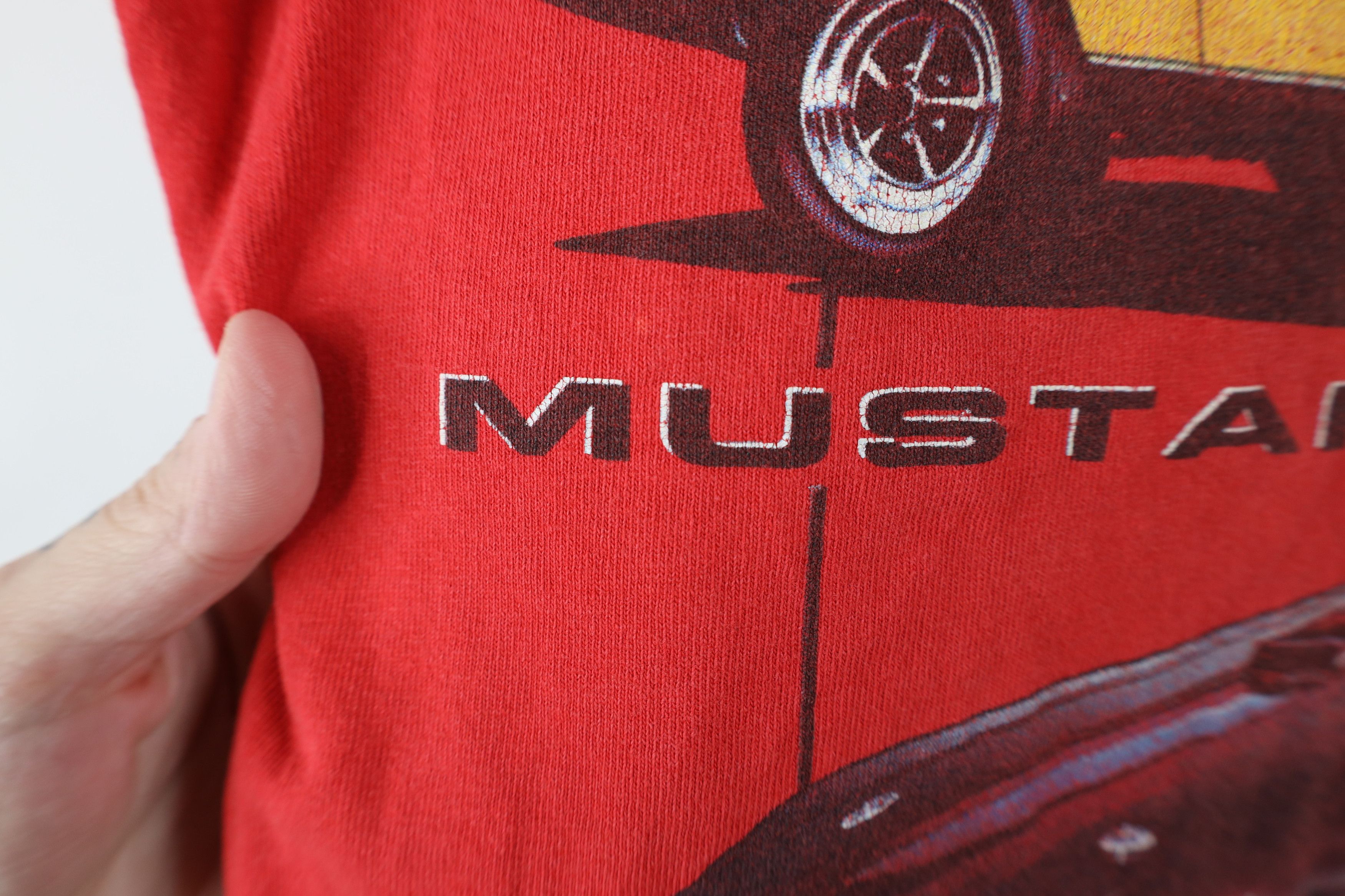 Vintage Vintage Y2K Ford Motor Co Mustang Muscle Car T-Shirt Red Size US L / EU 52-54 / 3 - 6 Thumbnail