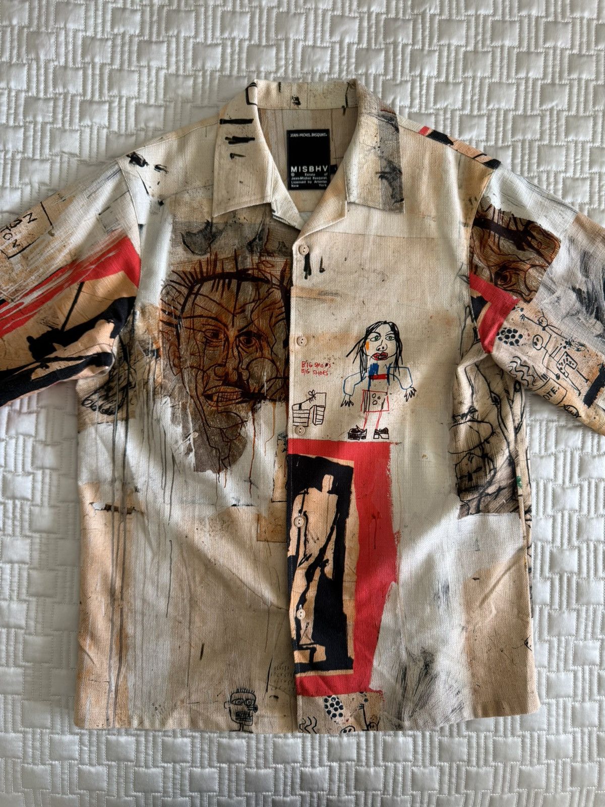 Misbhv MISBHV Beige 'Big Shoes' Shirt Size: L Size US L / EU 52-54 / 3 - 1 Thumbnail