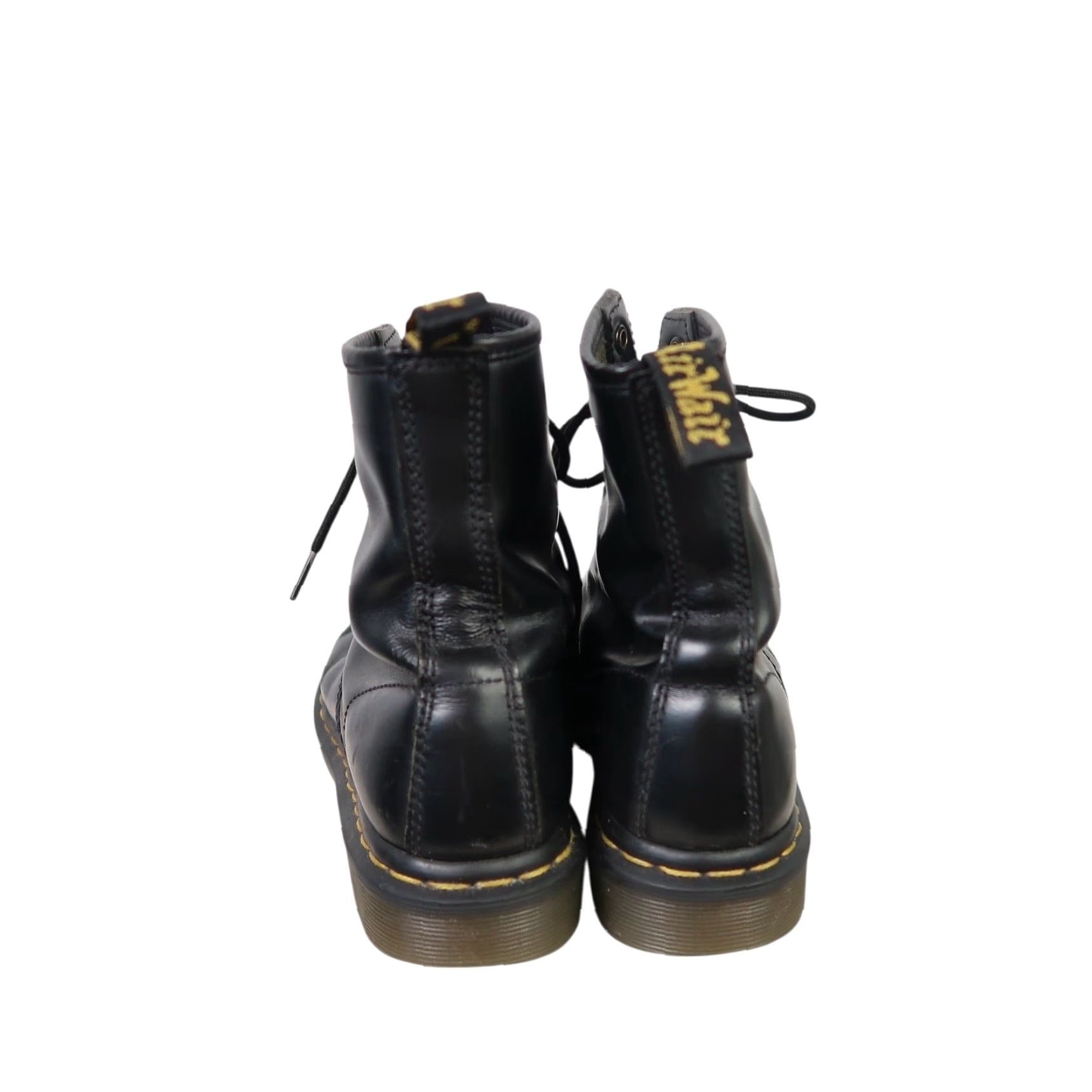 Dr. Martens Dr. Martens 1460 Smooth Leather Lace-Up Boots Black Womens US 7 Boot Women Casual 7 Black Smth? Size US 7 / IT 37 - 5 Thumbnail