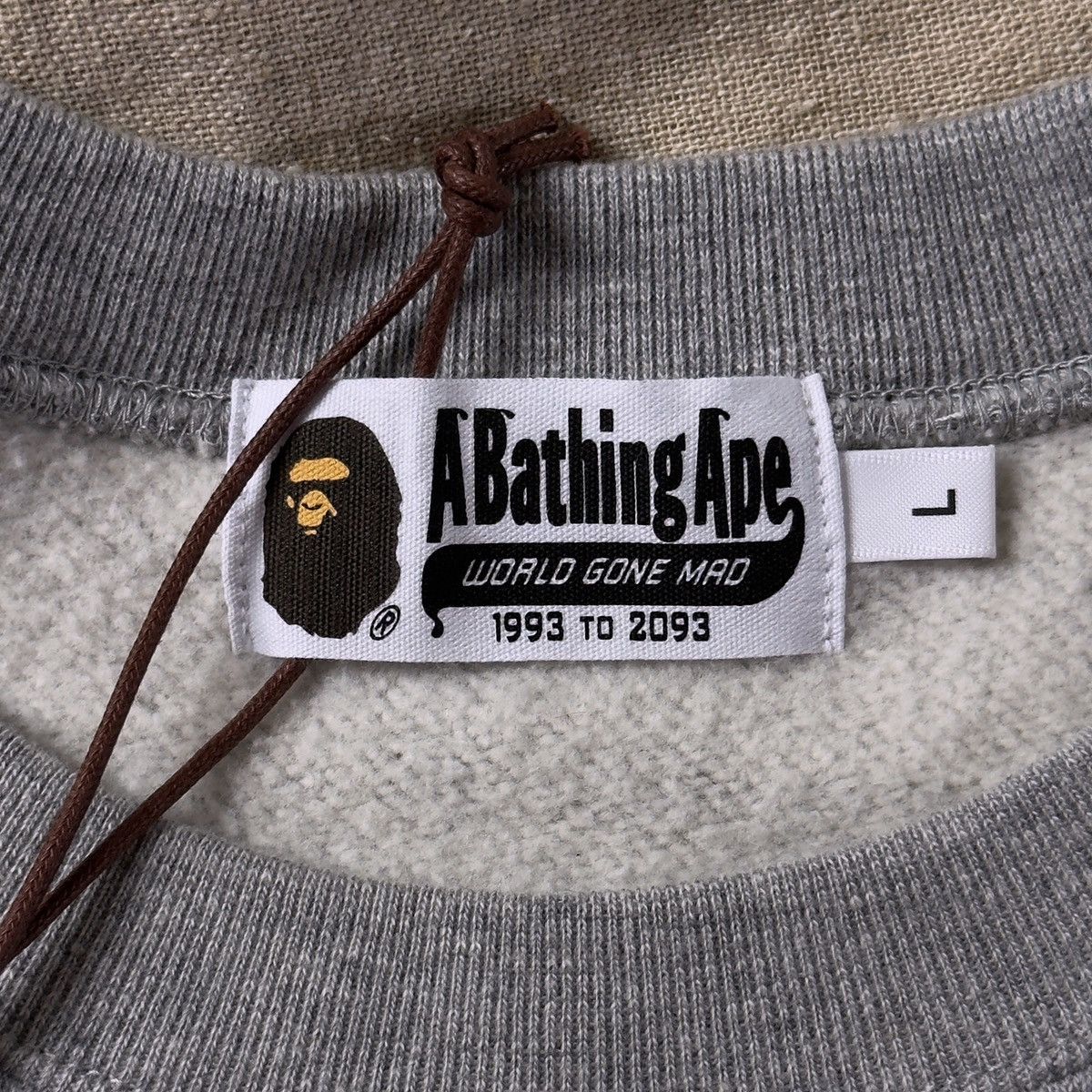 Bape Bape x Kid Cudi Crewneck Gray 2021 Size US L / EU 52-54 / 3 - 8 Thumbnail