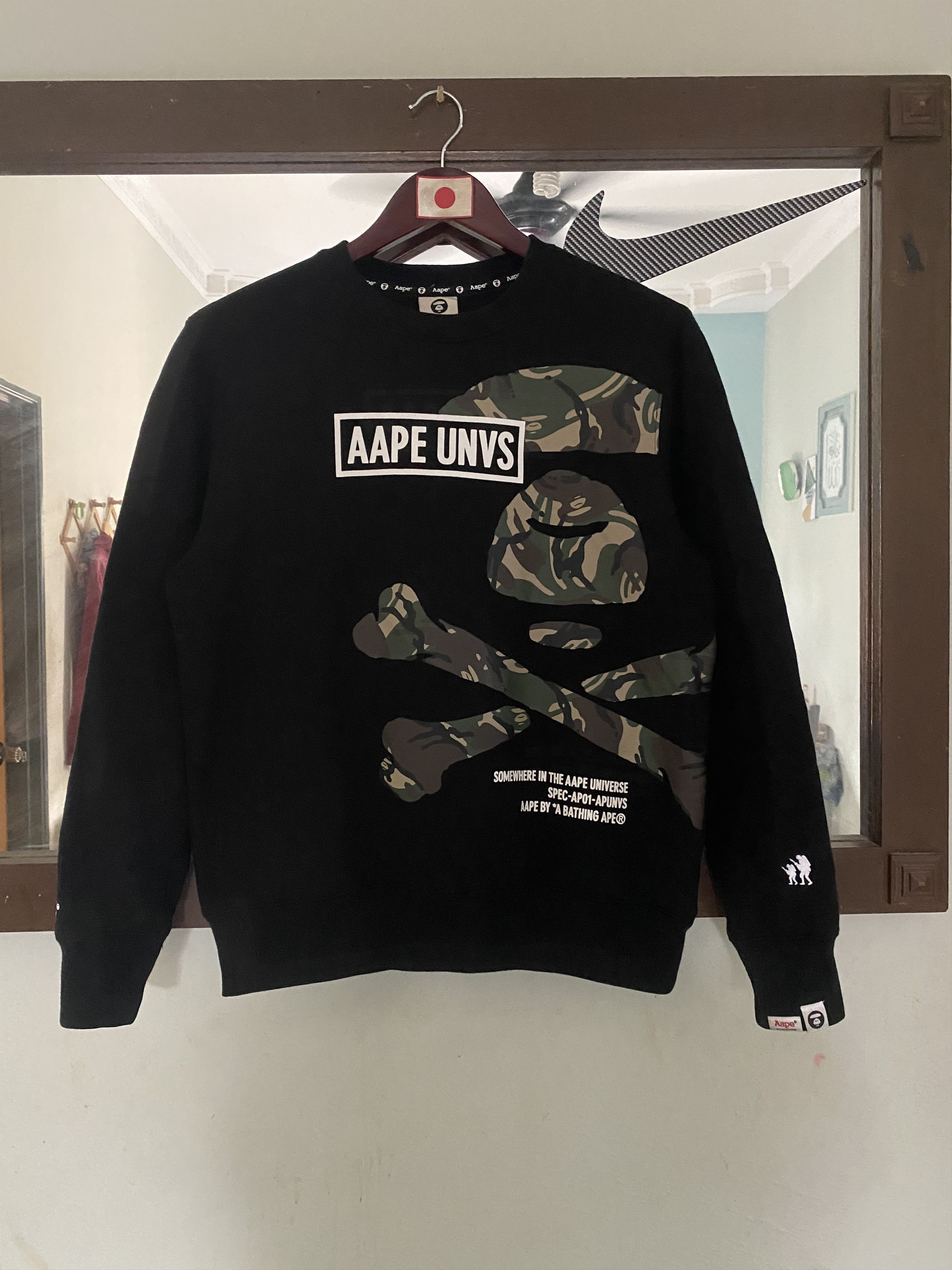 Aape × Japanese Brand Rare AAPE UNVS BY BATHING APE APUNVS Sweatshirt Size US M / EU 48-50 / 2 - 1 Thumbnail