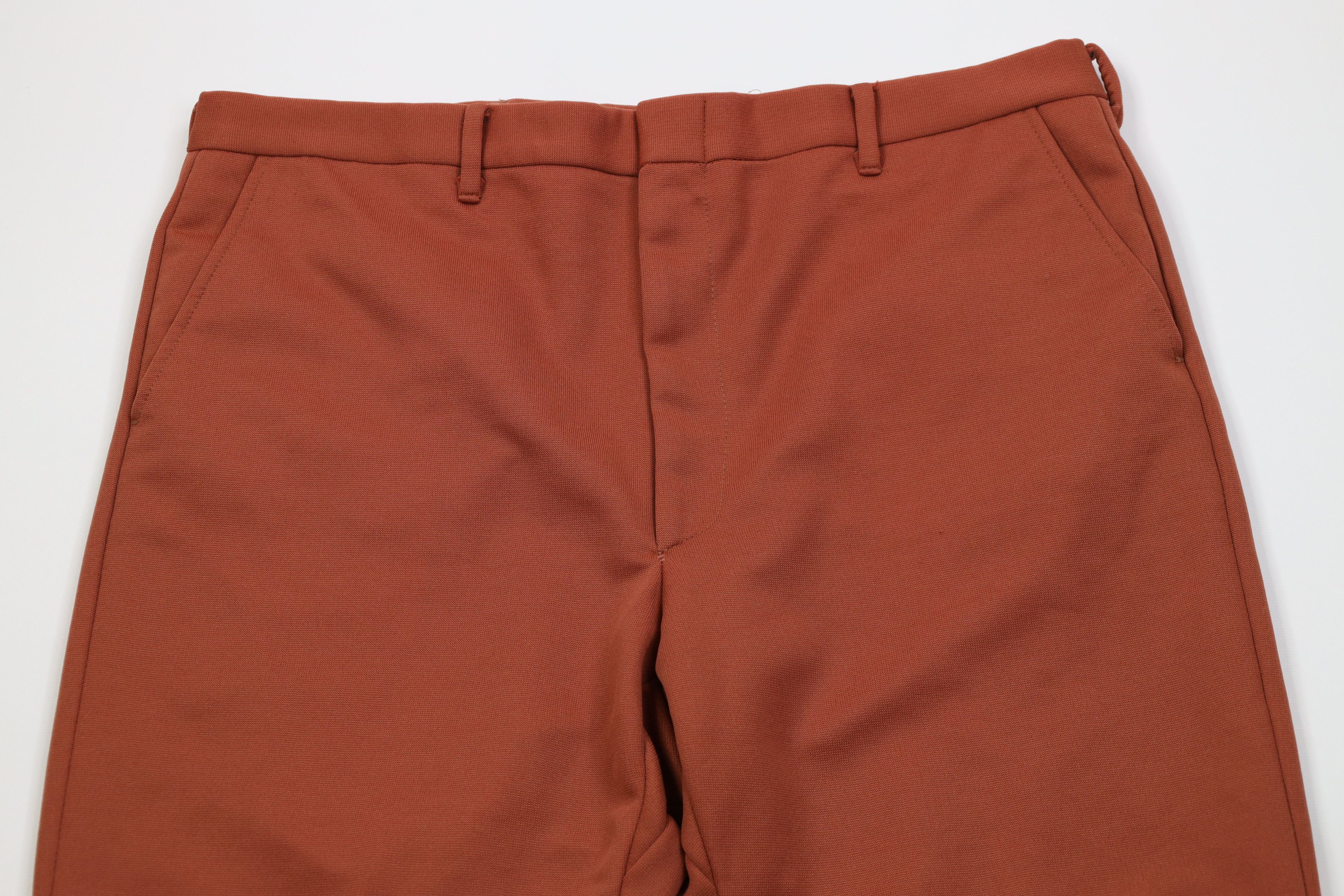 Vintage Vintage 70s Streetwear Bell Bottoms Chino Pants Orange USA Size US 36 / EU 52 - 2 Thumbnail
