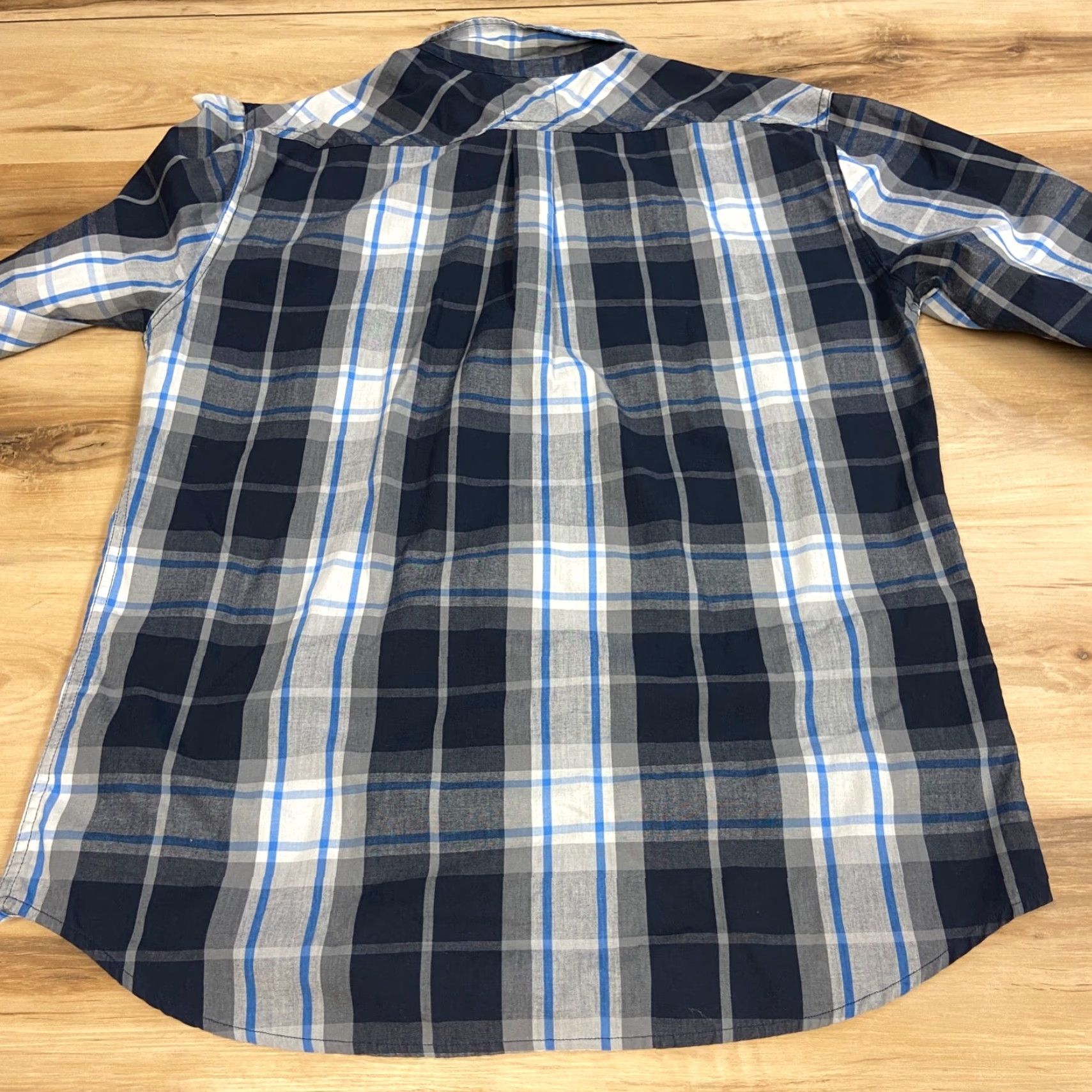 Levi's Levi's Shirt Mens Large Blue Plaid Cotton Twill Long Sleeve Button Down Pocket Size US L / EU 52-54 / 3 - 7 Thumbnail