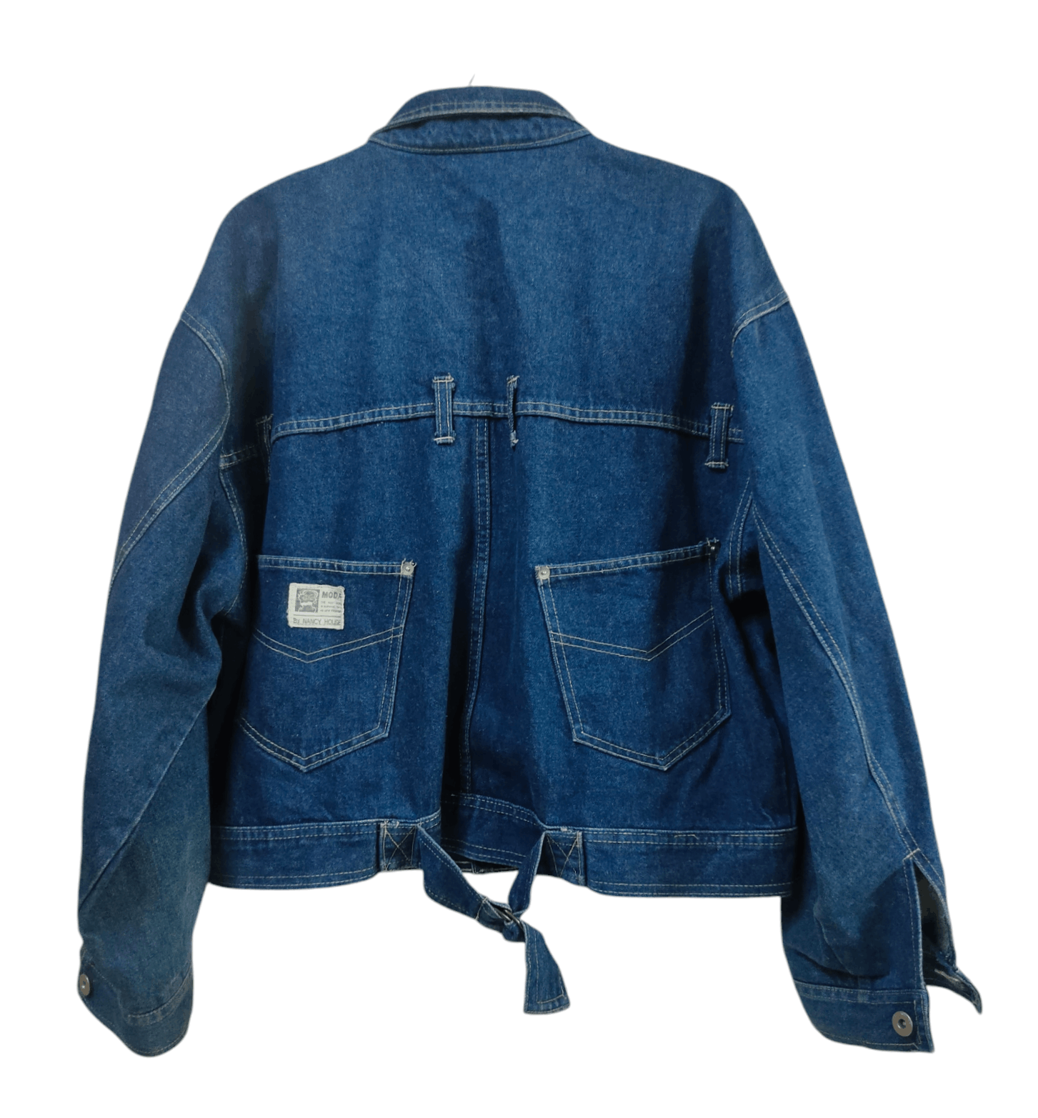 Japanese Brand × Vintage Vintage Denim jacket Moda by nancy house Size US XL / EU 56 / 4 - 4 Thumbnail