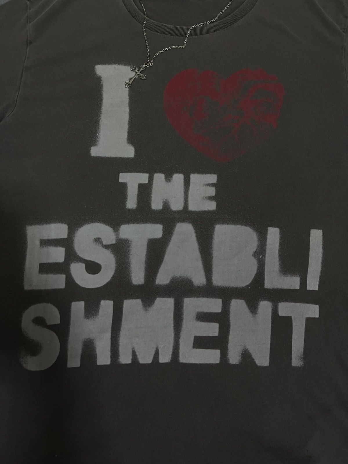 Diesel Diesel Graphic Tee – I ❤️ THE ESTABLISHMENT Size US L / EU 52-54 / 3 - 3 Thumbnail