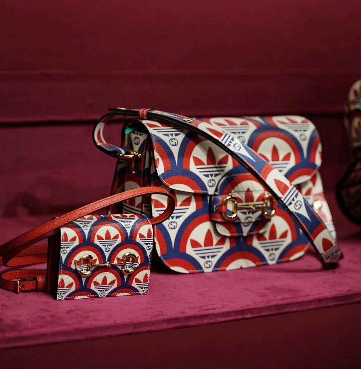 Adidas × Gucci gucci x adidas card case with horsebit Size ONE SIZE - 9 Thumbnail