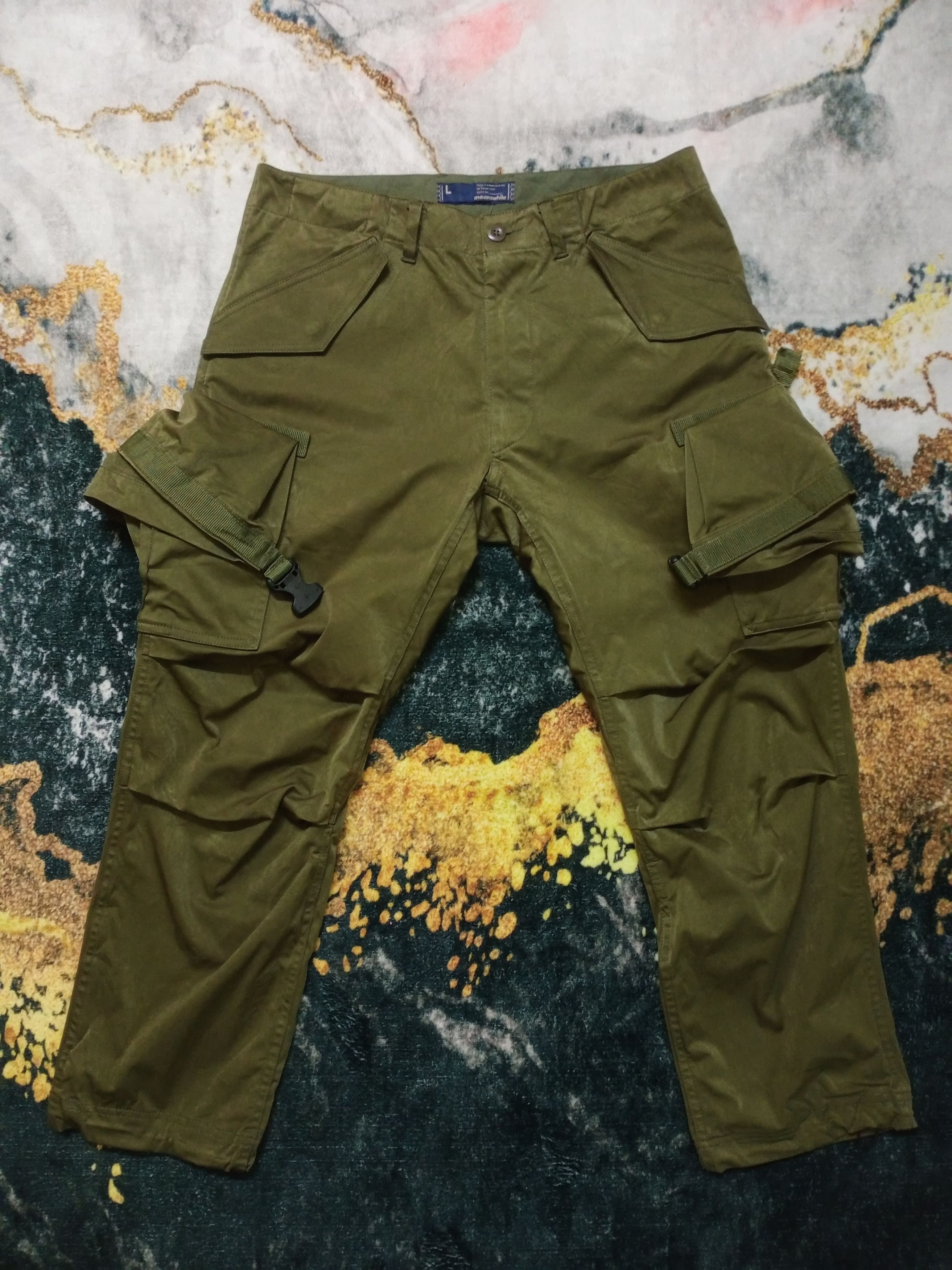 meanswhile Rare Vintage Meanswhile Tactical Pocket Cargo Pants Size US 36 / EU 52 - 2 Thumbnail