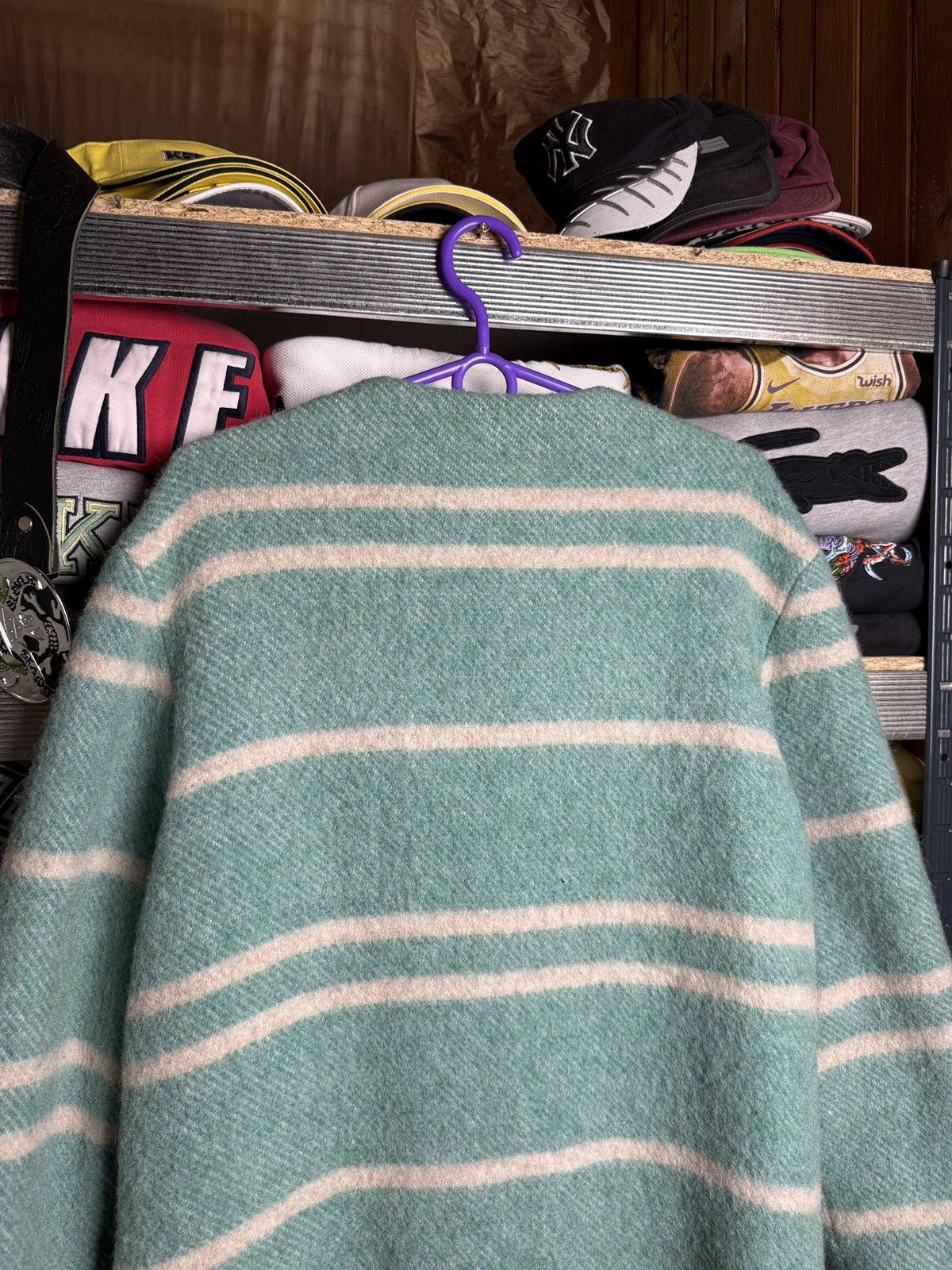 Sezane Sezane Coat Striped green SZ38 Size S / US 4 / IT 40 - 7 Thumbnail