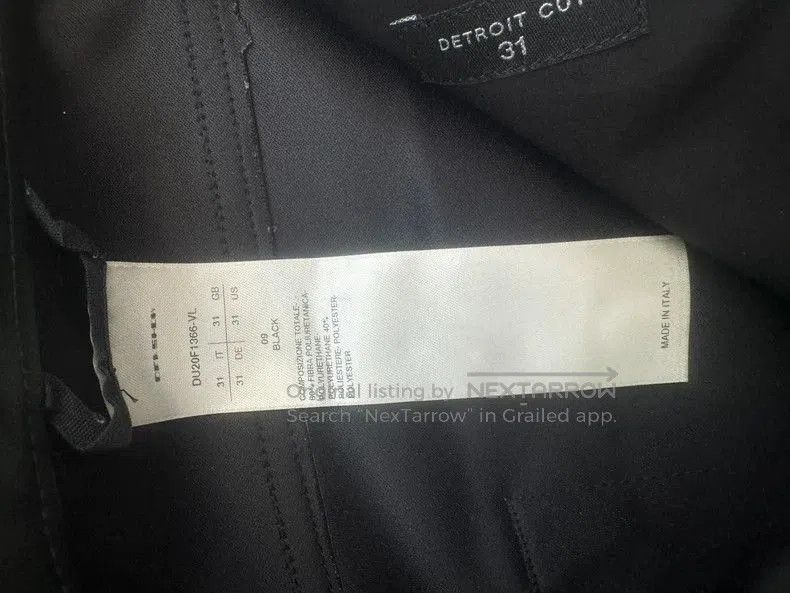 Rick Owens Drkshdw Rick Owens DRKSHDW Detroit Cut Faux Leather Pants. Size US 31 - 5 Thumbnail