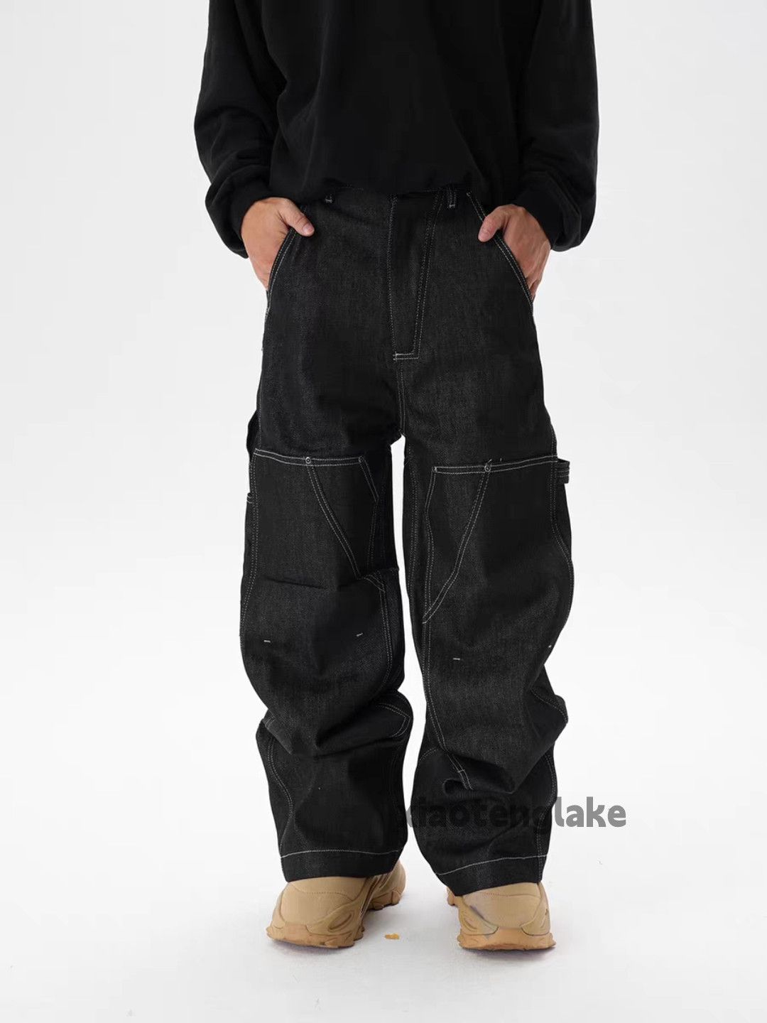 Jean ltx vintage loose baggy skate hiphop carpenter jeans Size US 34 / EU 50 - 4 Thumbnail