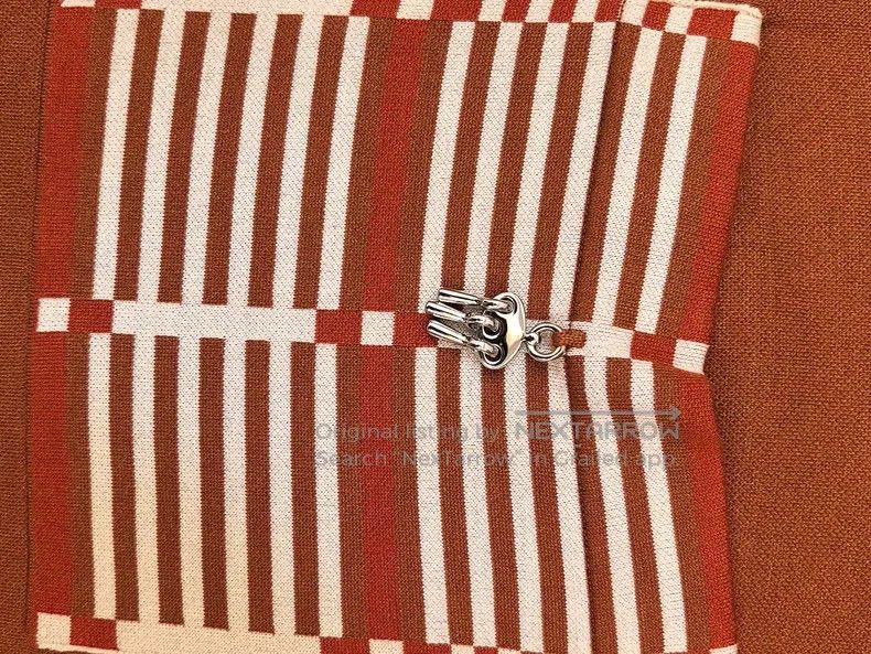 Hermes Hermes Orange Short-Sleeve Knit Top Size XS / US 0-2 / IT 36-38 - 2 Thumbnail