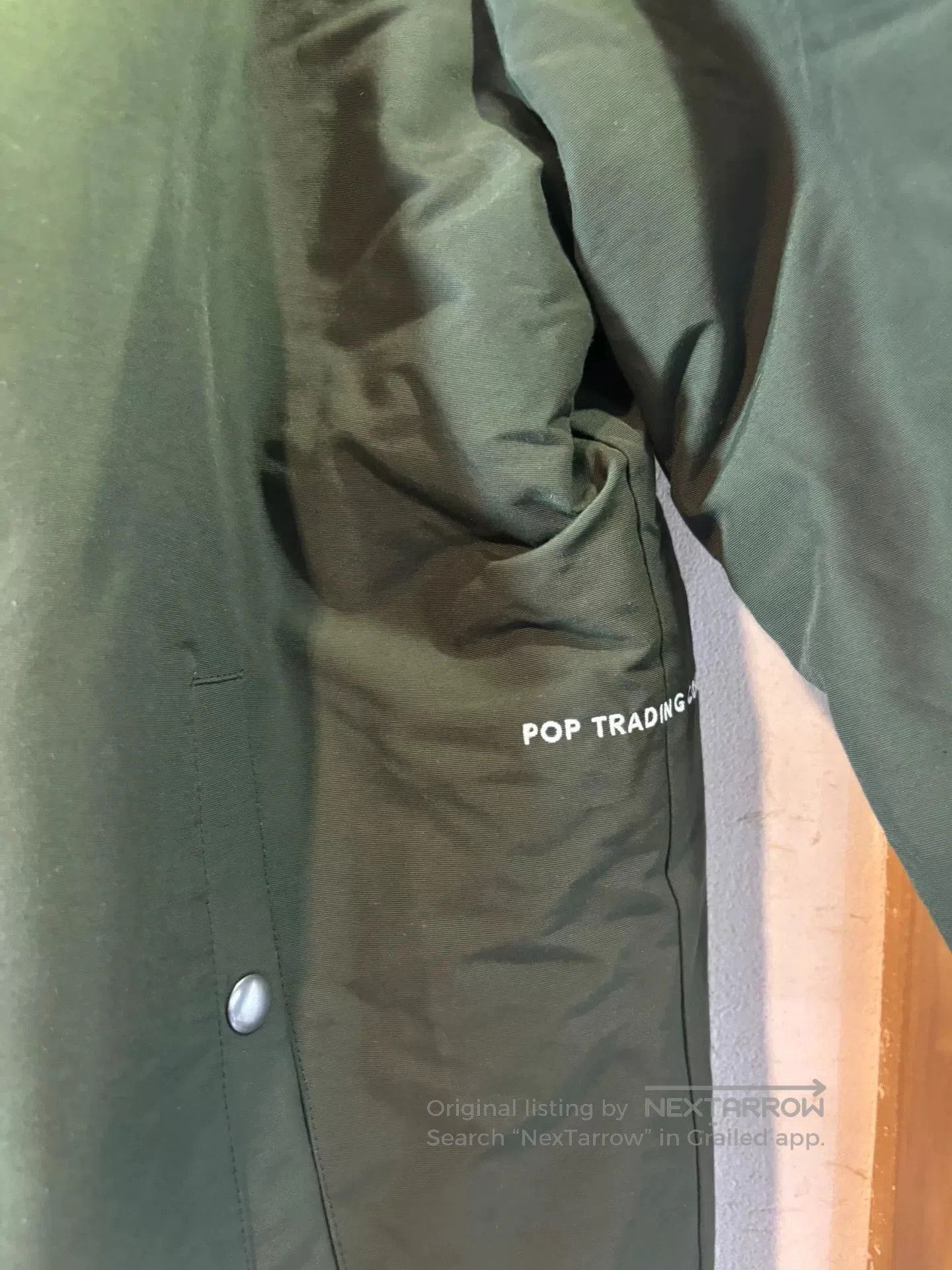 Pop Trading Company Pop Trading Co. Detachable Fur Collar Jacket. Size US XL / EU 56 / 4 - 6 Thumbnail